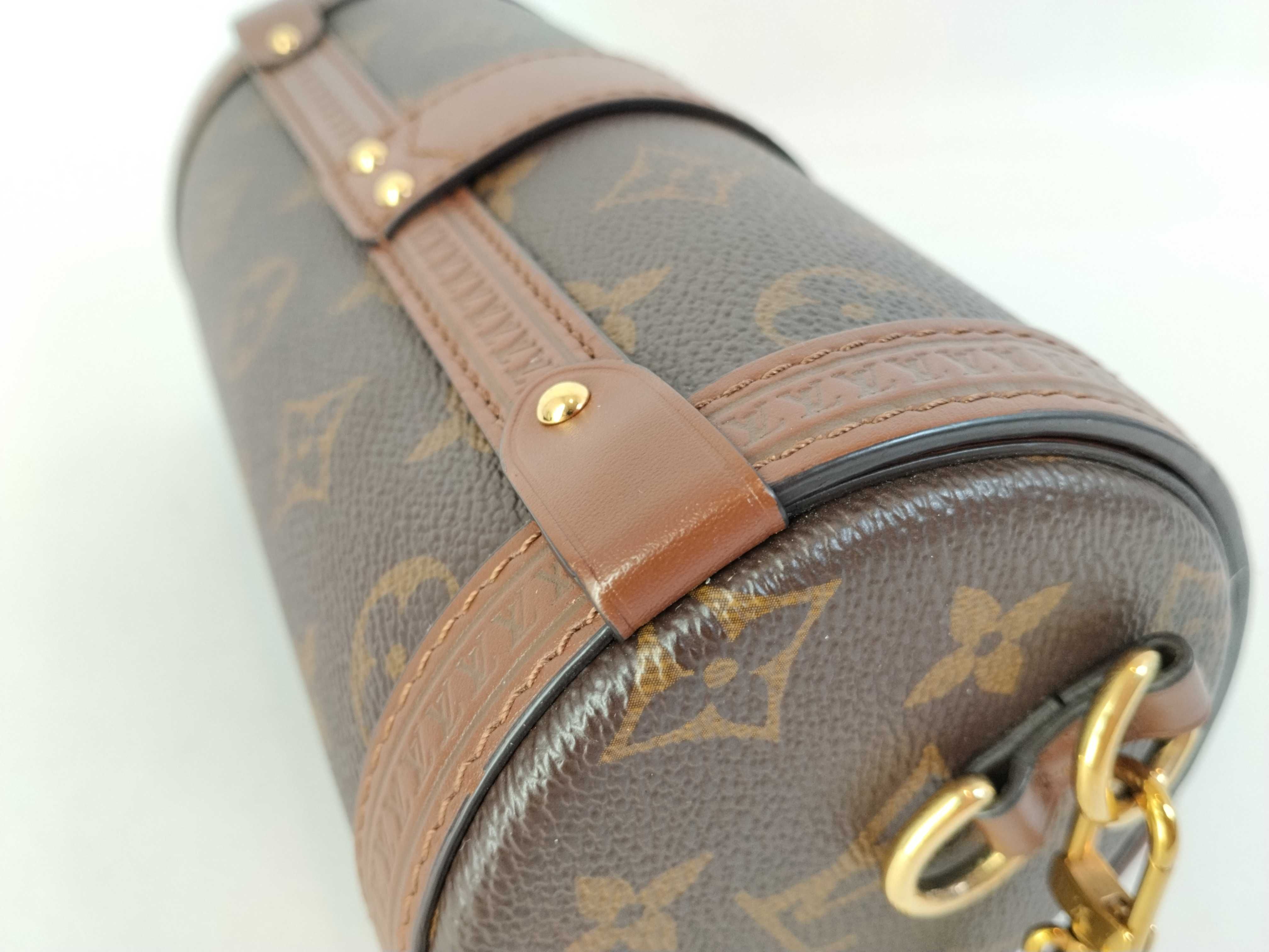 Monogram M57835 Papillon Trunk Boston-style Monogram Chain Shoulder Bag Handbag — view 6