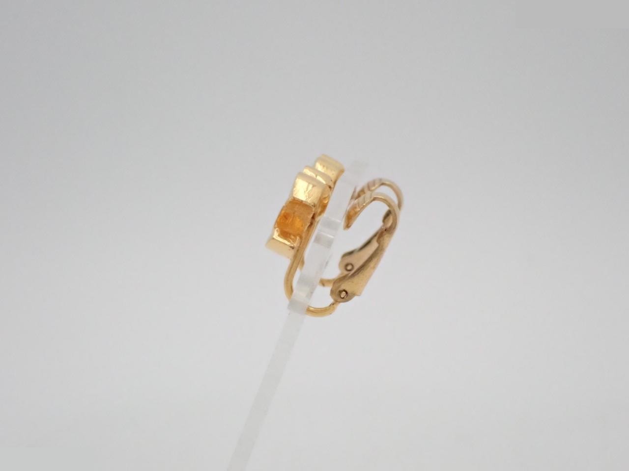 Earrings with Coco Mark design, gold. — view 3