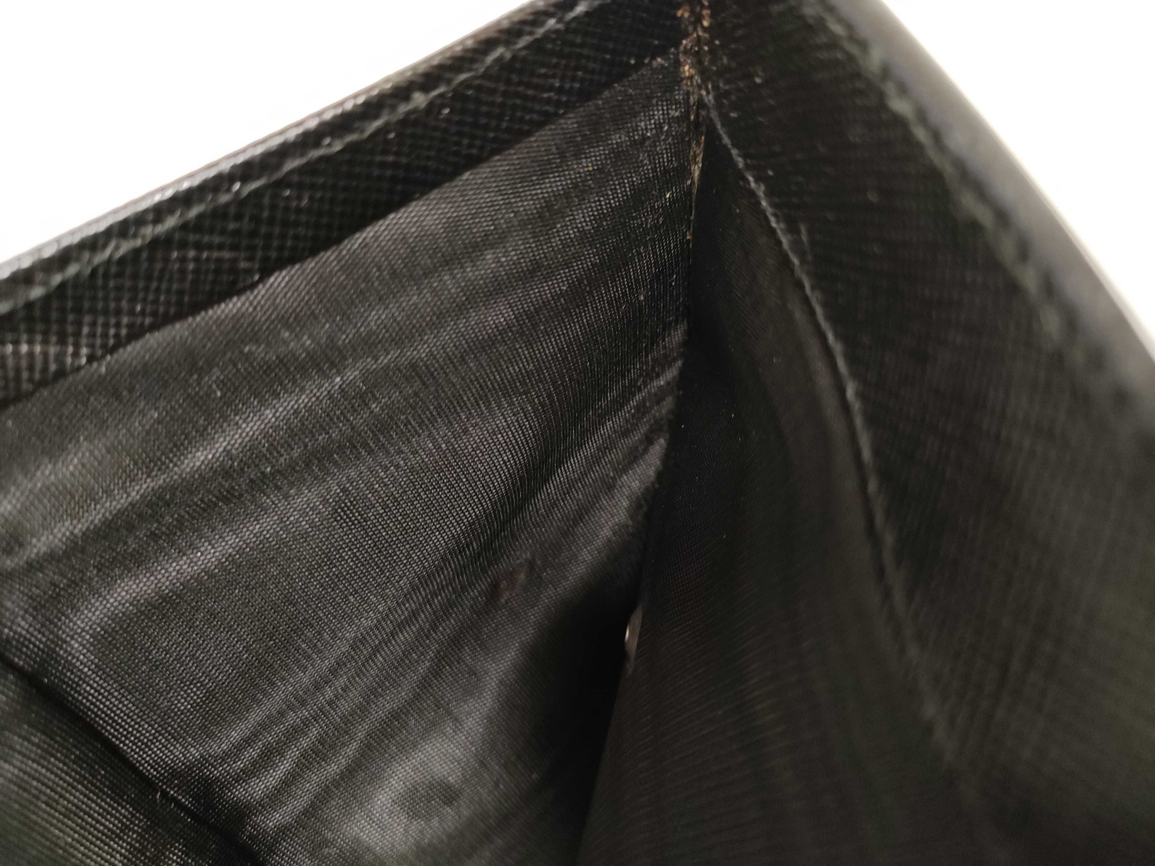 logo hardware leather trifold wallet — view 7