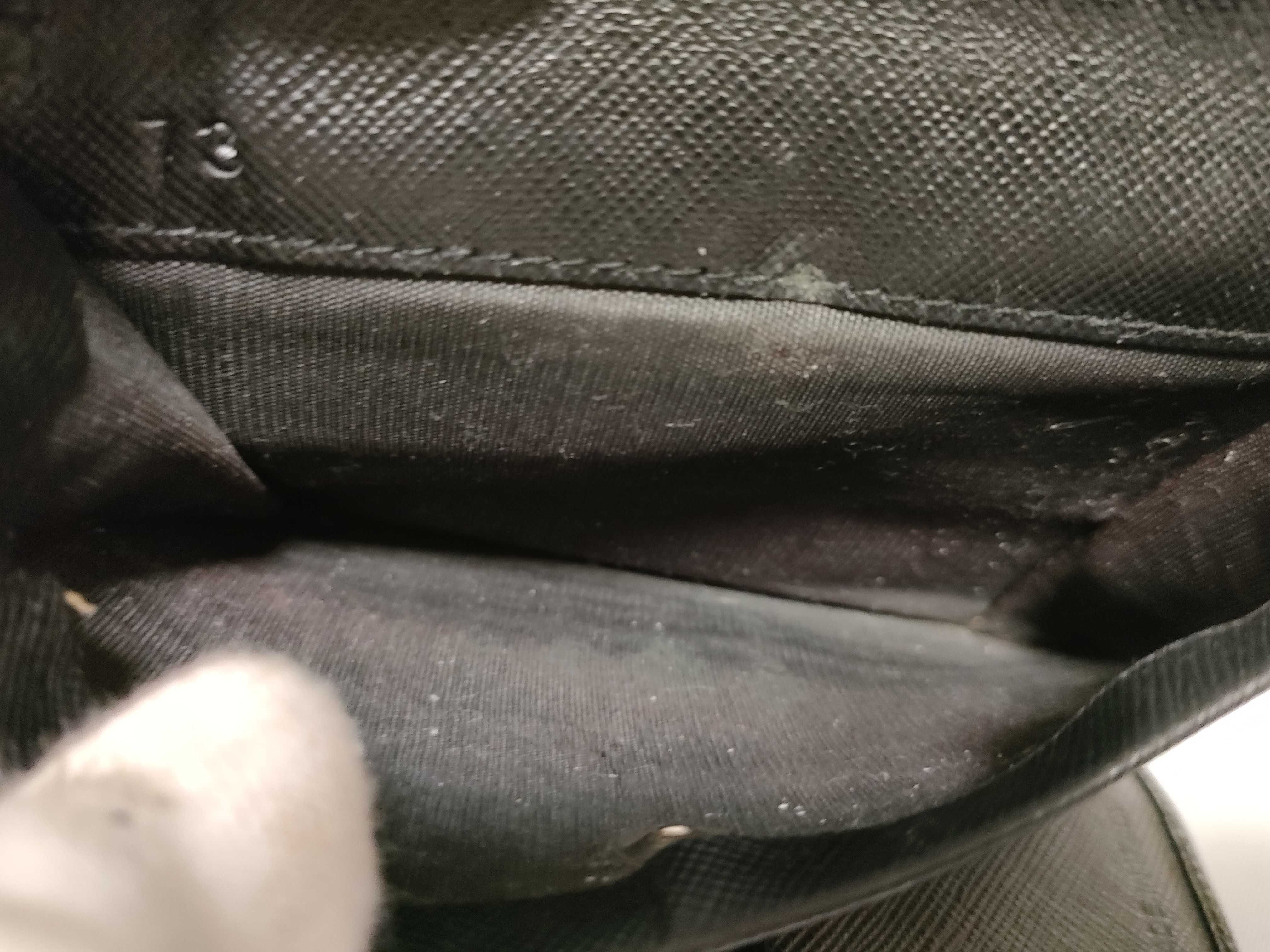 logo hardware leather trifold wallet — view 8