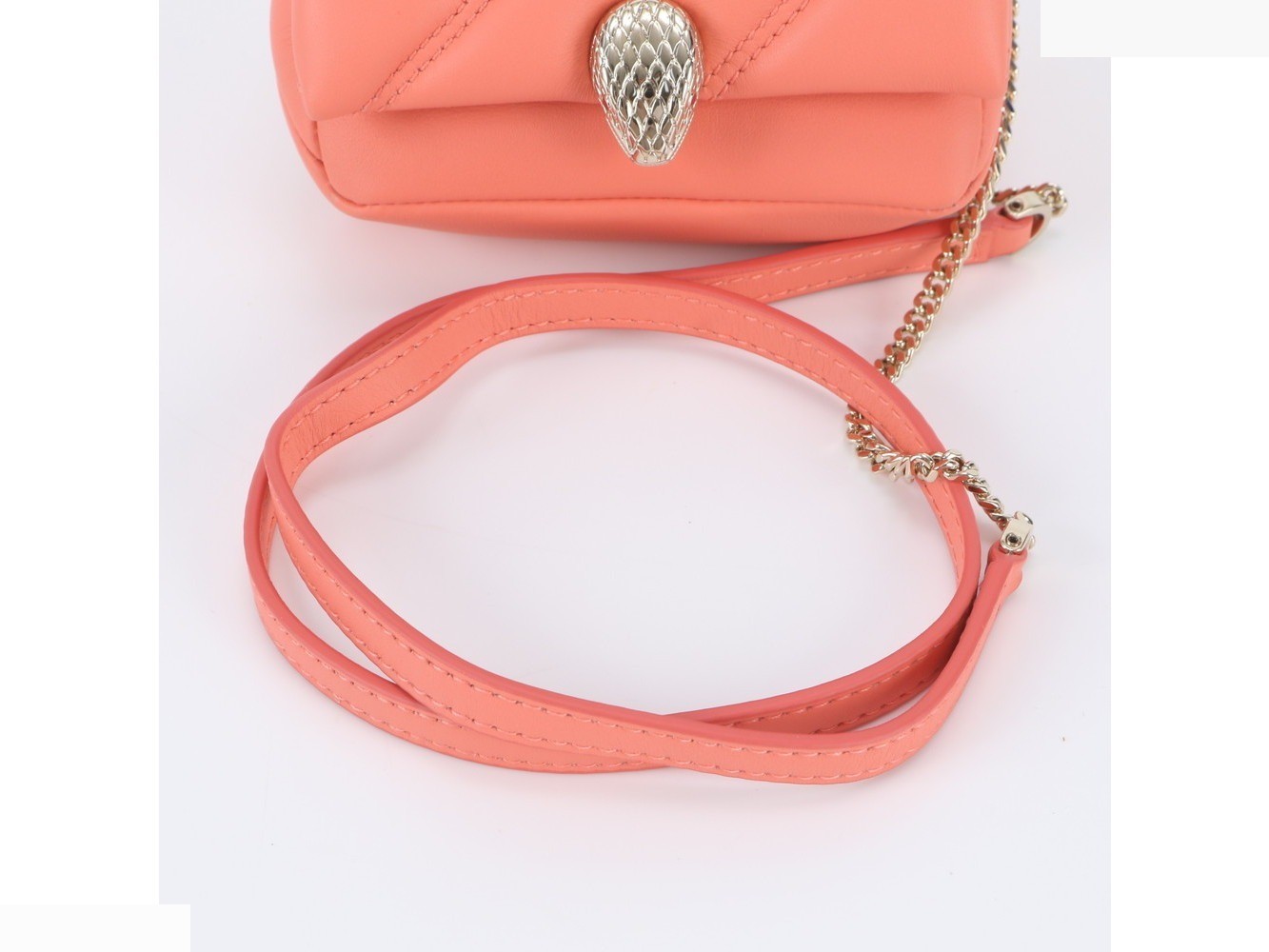 Serpenti Cabochon Leather 2-Way Chain Shoulder Bag — view 2