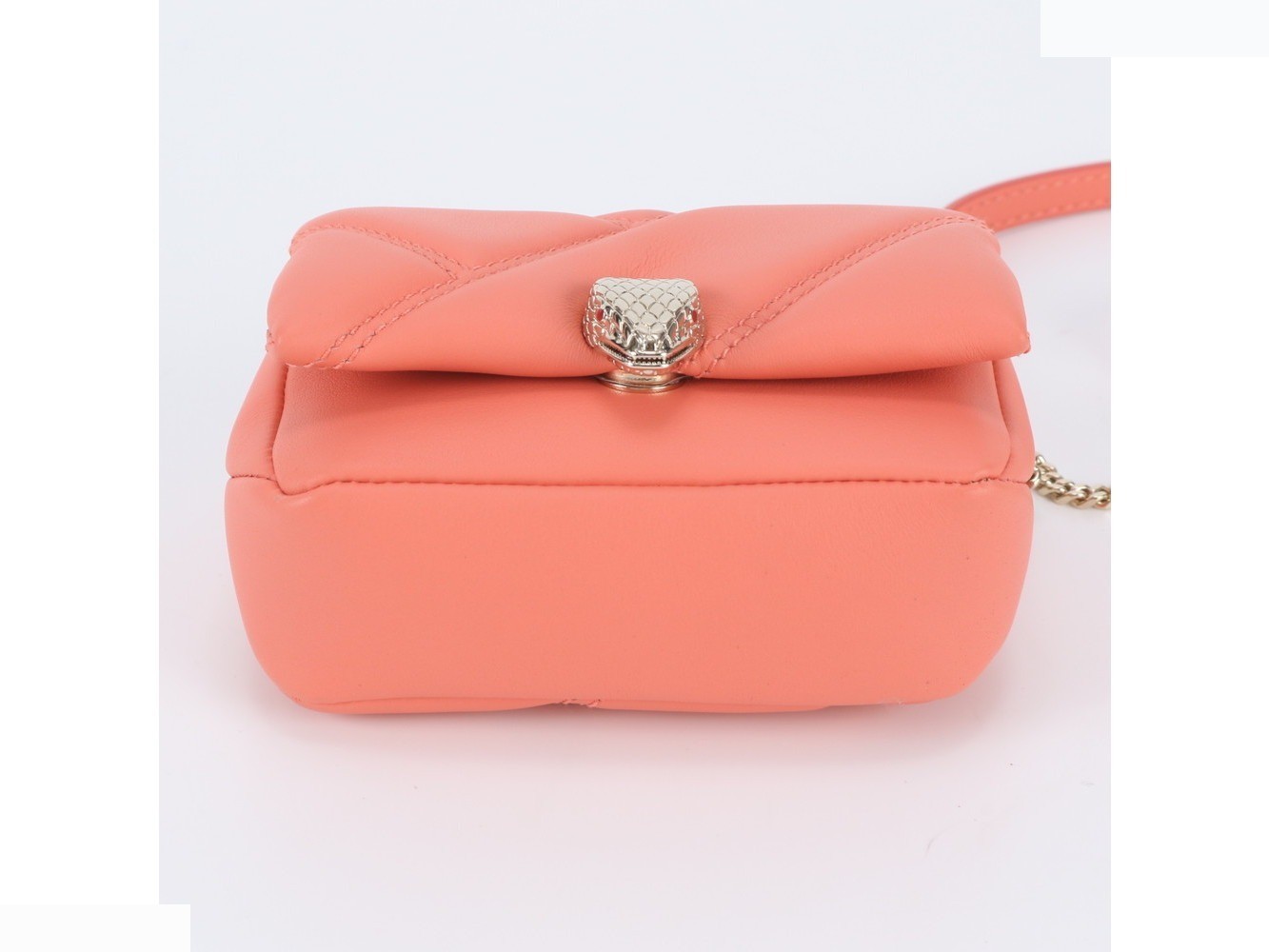 Serpenti Cabochon Leather 2-Way Chain Shoulder Bag — view 6