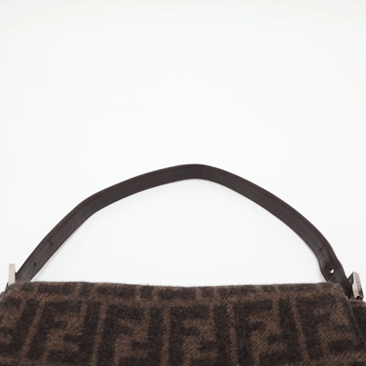 Zucca Mamma Bucket Wool Shoulder Bag Brown — view 6