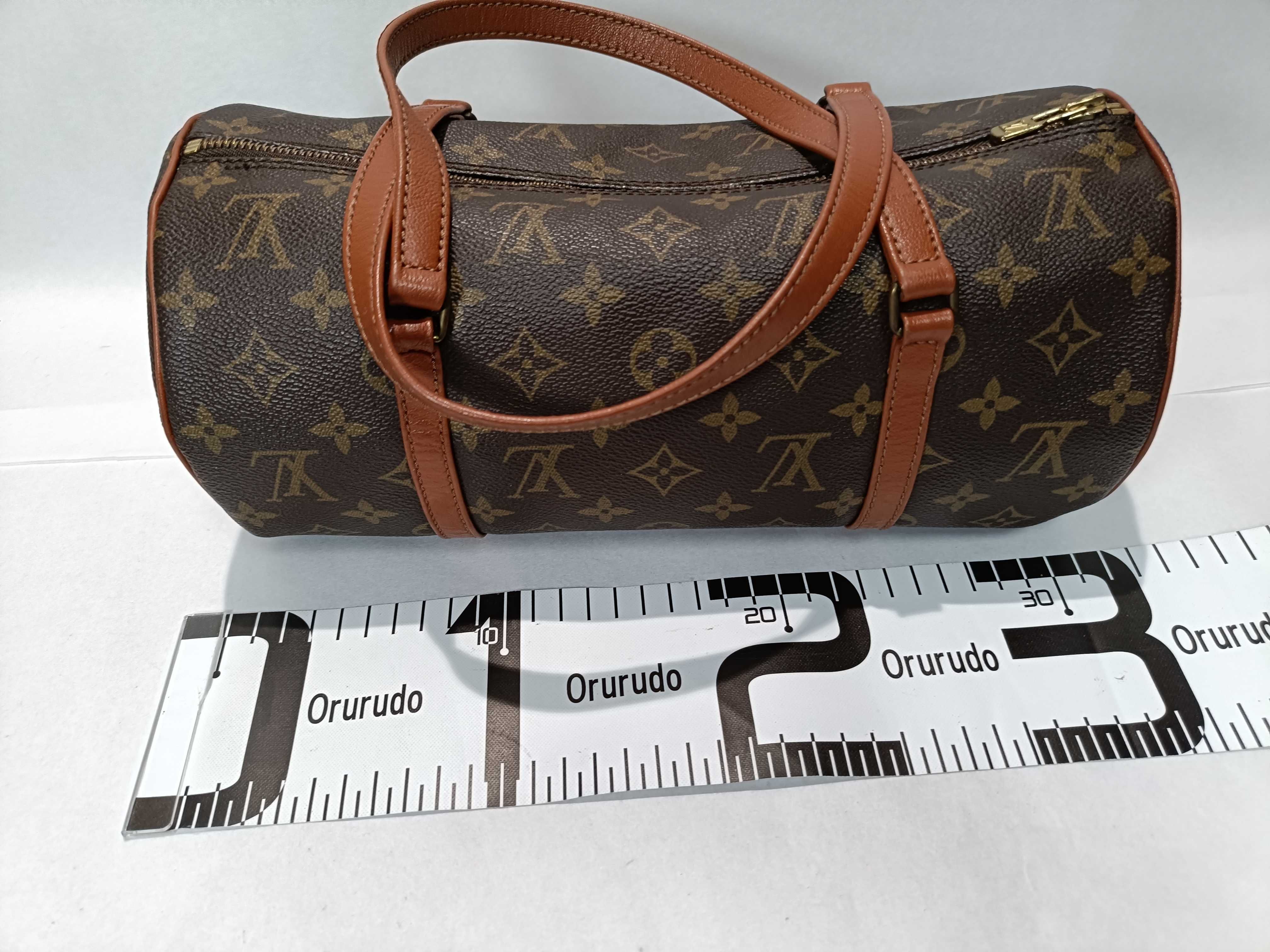 Monogram Old Papillon 30 Handbag with Pouch — view 2