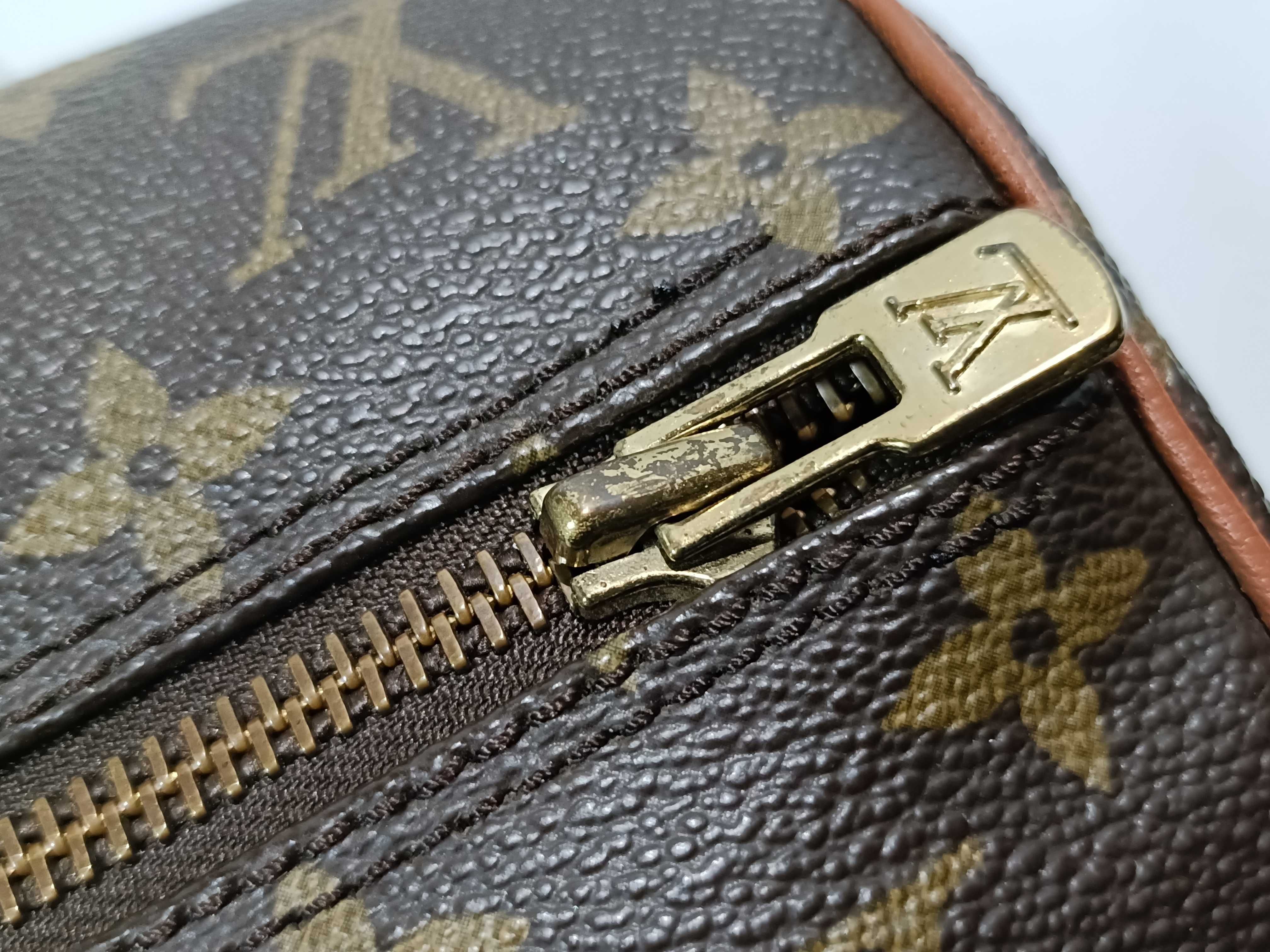 Monogram Old Papillon 30 Handbag with Pouch — view 6