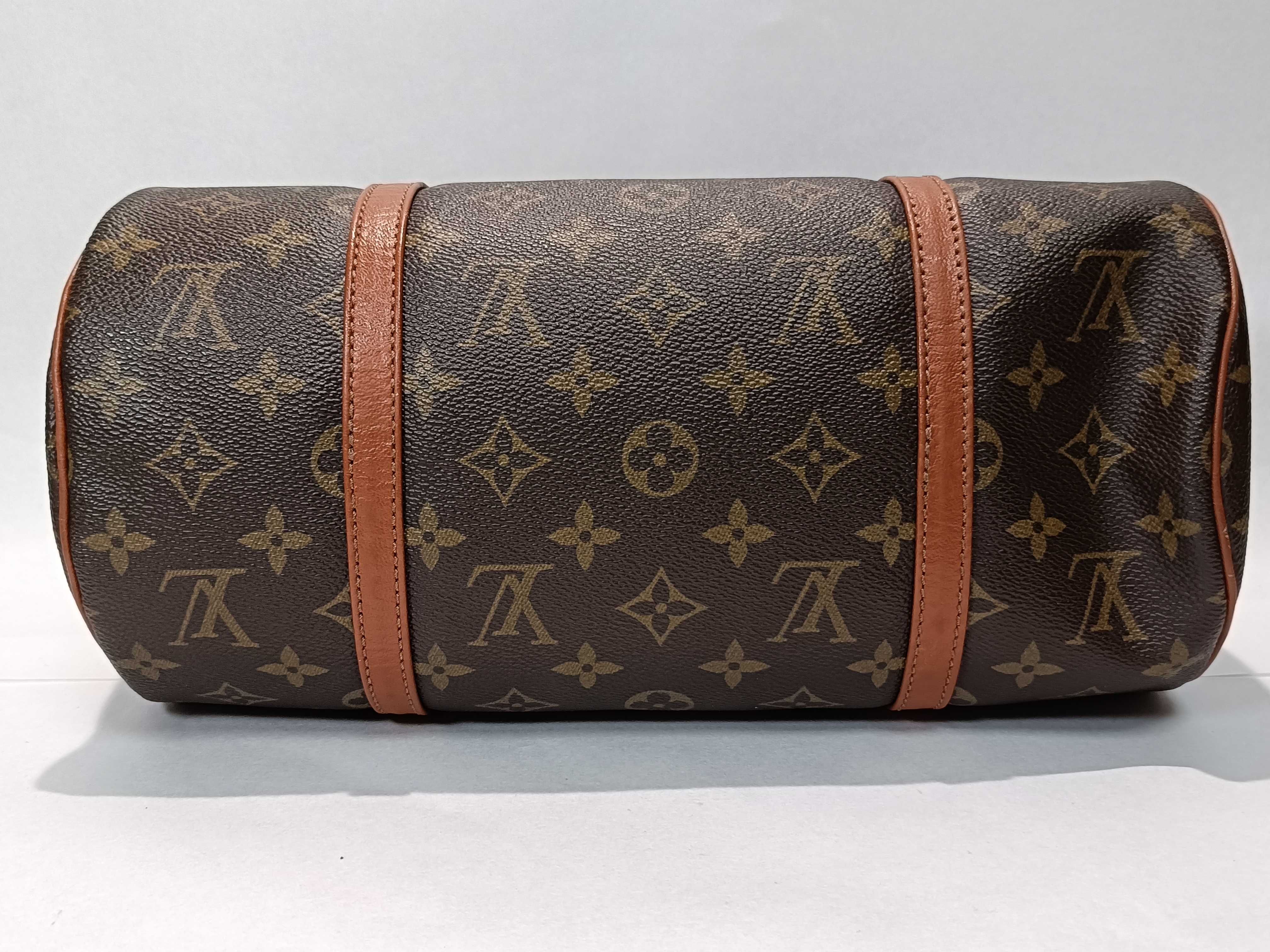 Monogram Old Papillon 30 Handbag with Pouch — view 8