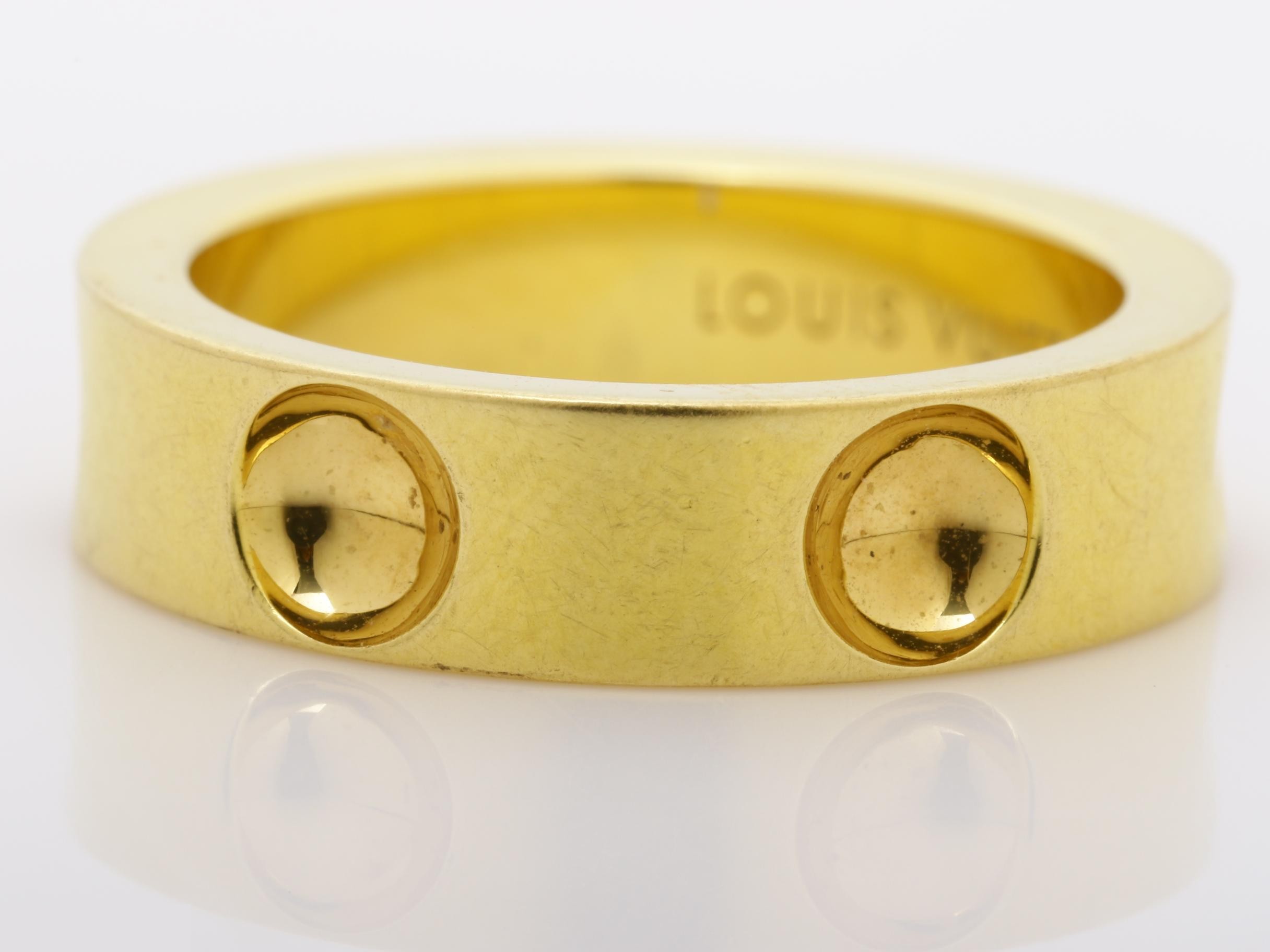 Petite Bague Empreinte Ring, 750YG, 6.8g, #49 — view 3