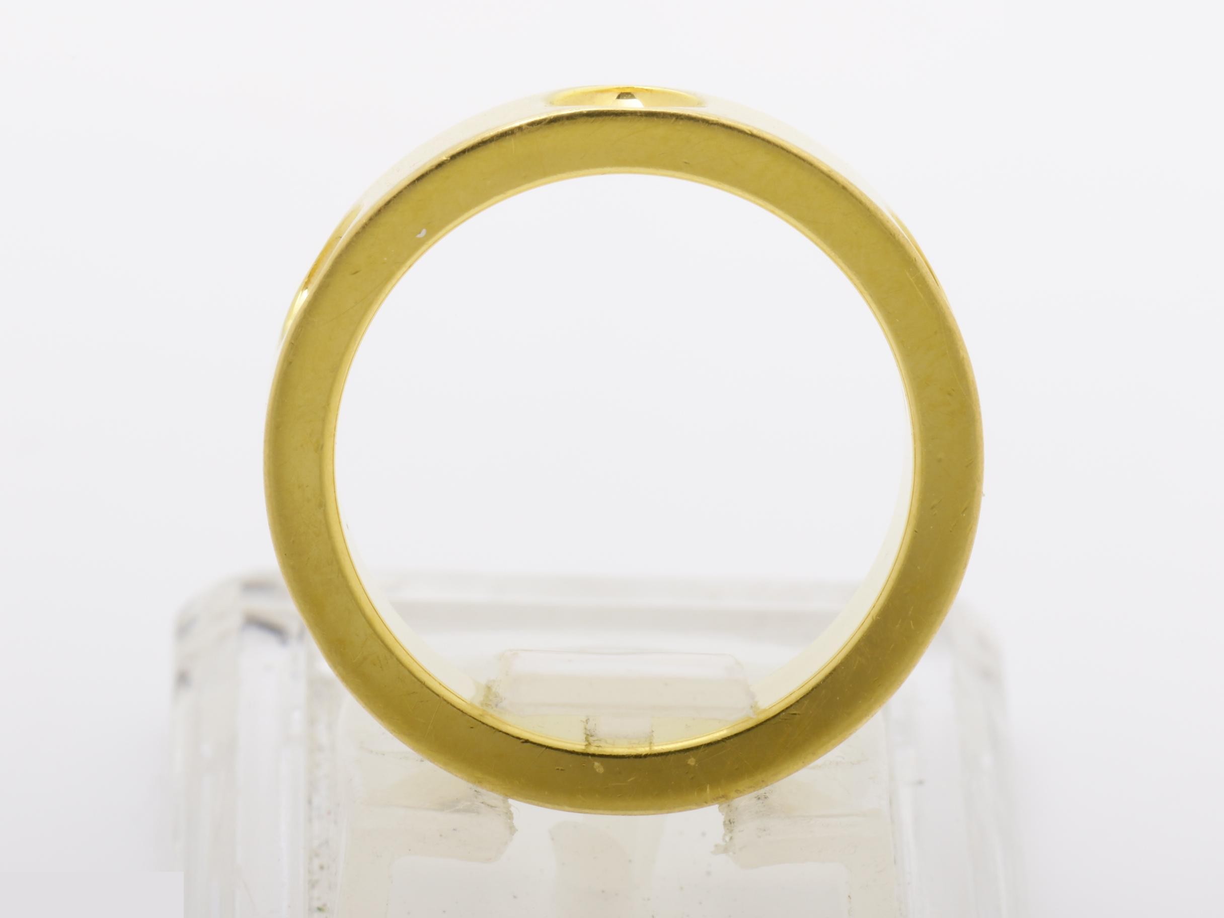 Petite Bague Empreinte Ring, 750YG, 6.8g, #49 — view 5