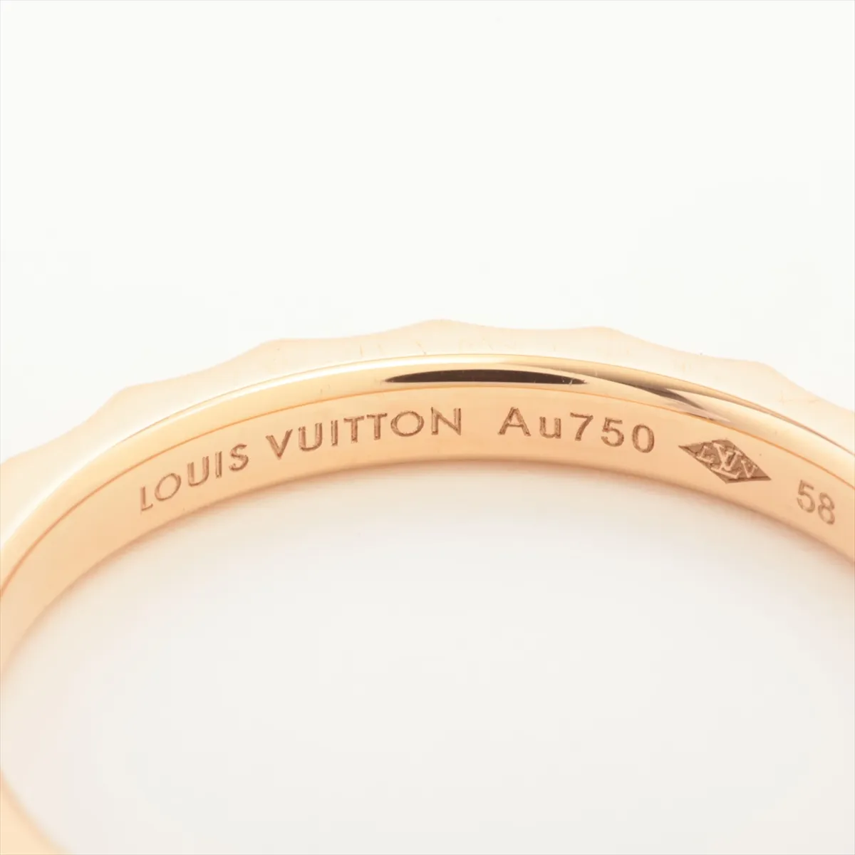 Alliance Monogram Infini Ring, 750 (PG), 4.2g, Size 58, Item No. 085881 — view 3