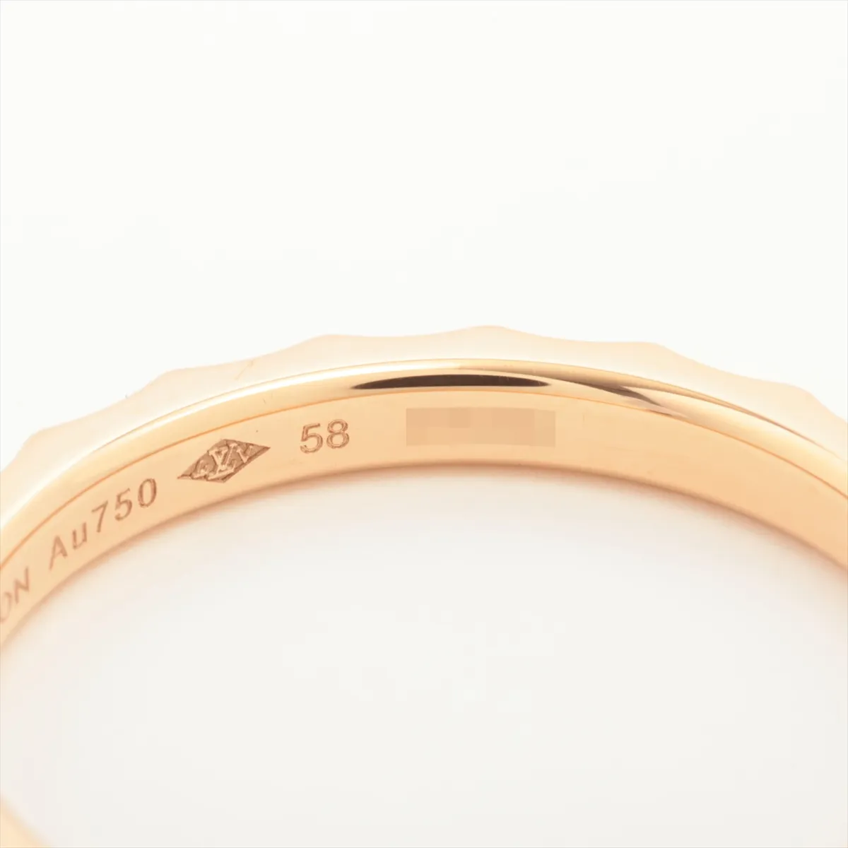 Alliance Monogram Infini Ring, 750 (PG), 4.2g, Size 58, Item No. 085881 — view 4