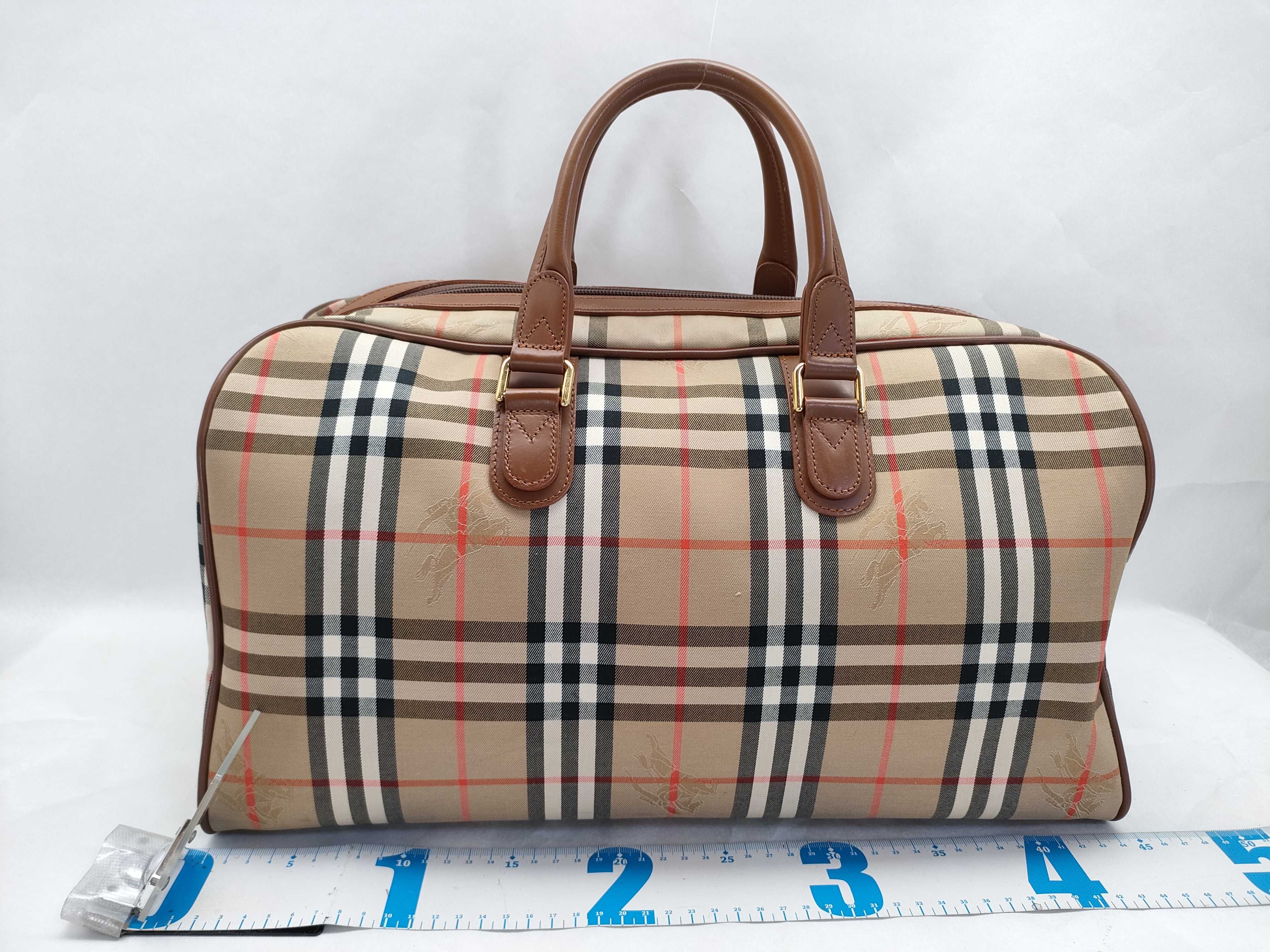Nova Check Boston Bag Handbag Boston Bag — view 2