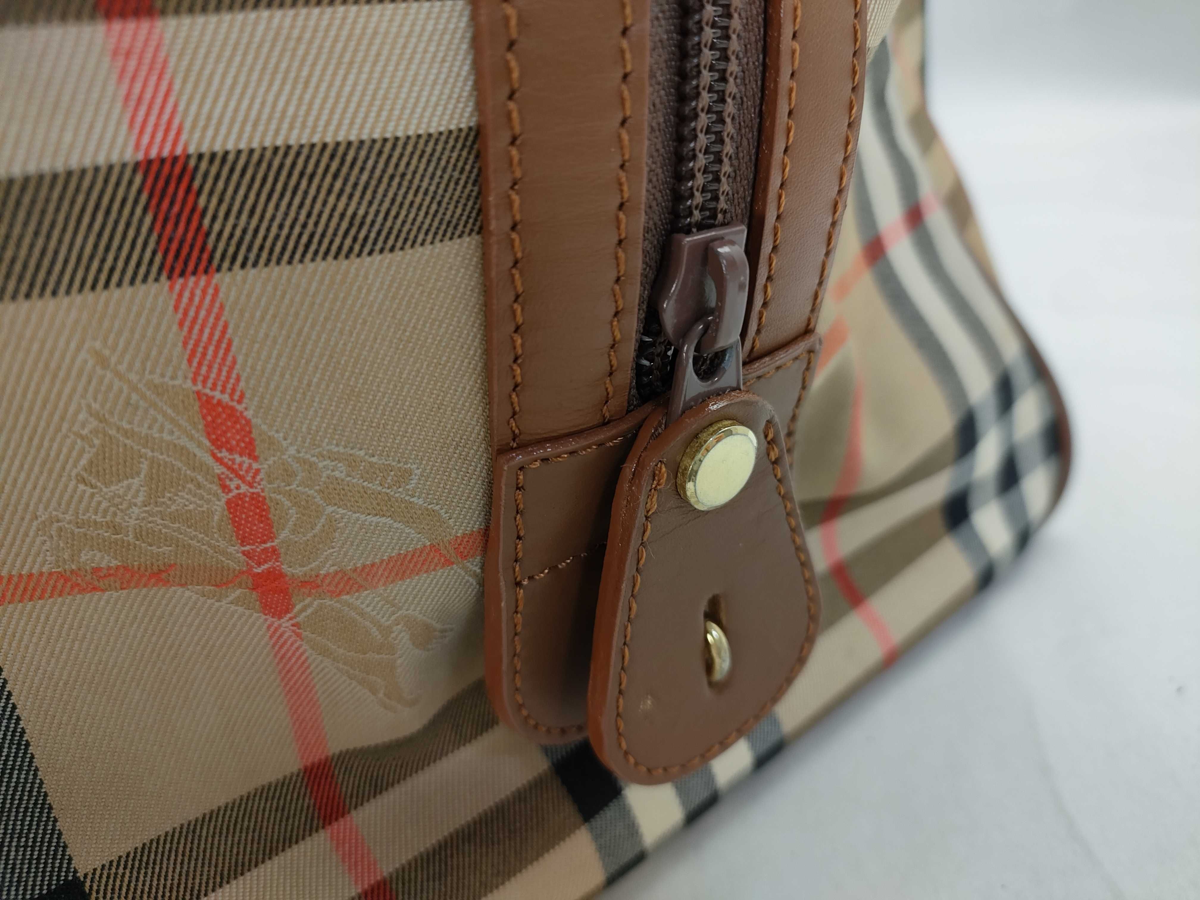 Nova Check Boston Bag Handbag Boston Bag — view 7