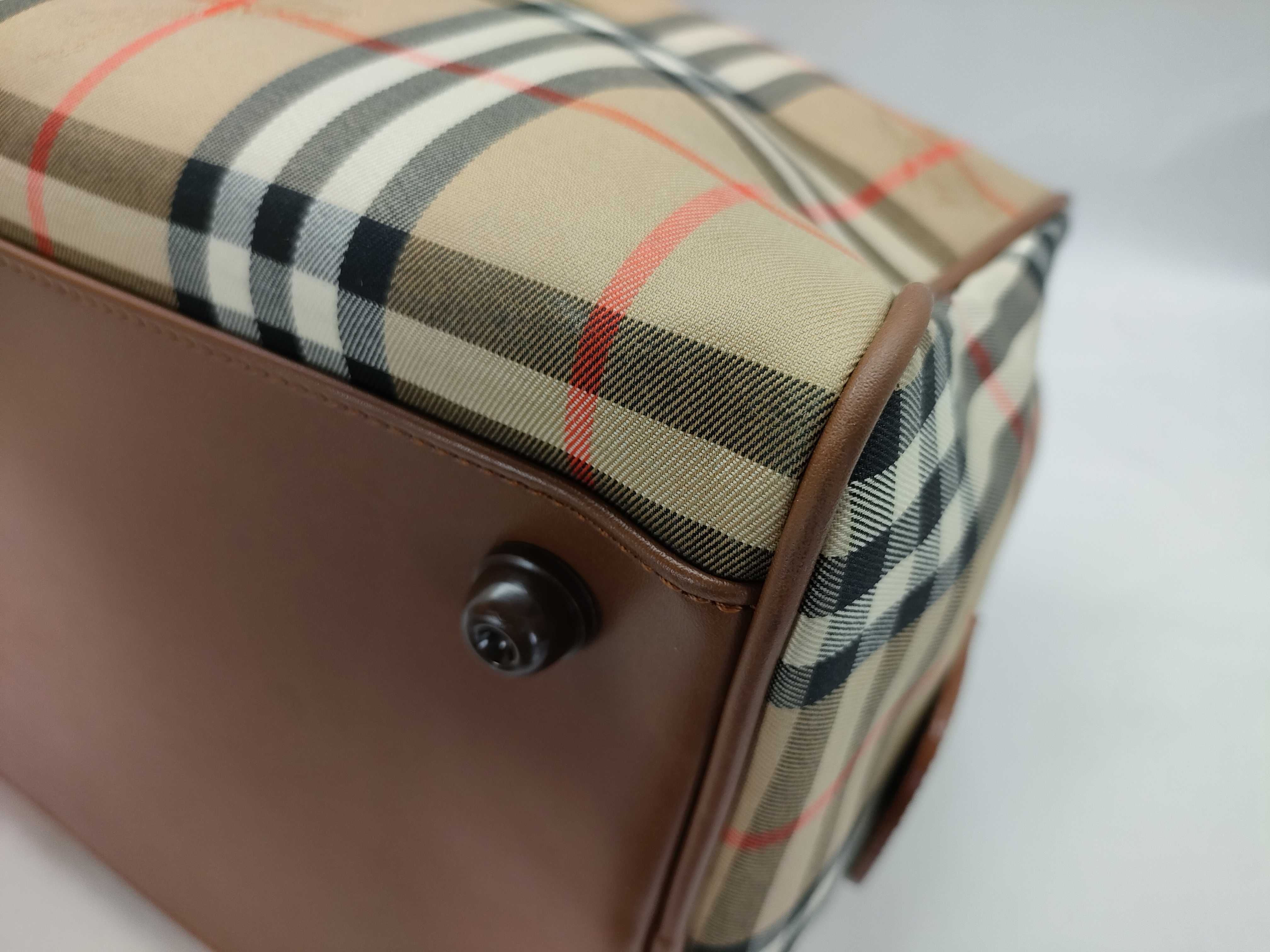 Nova Check Boston Bag Handbag Boston Bag — view 8