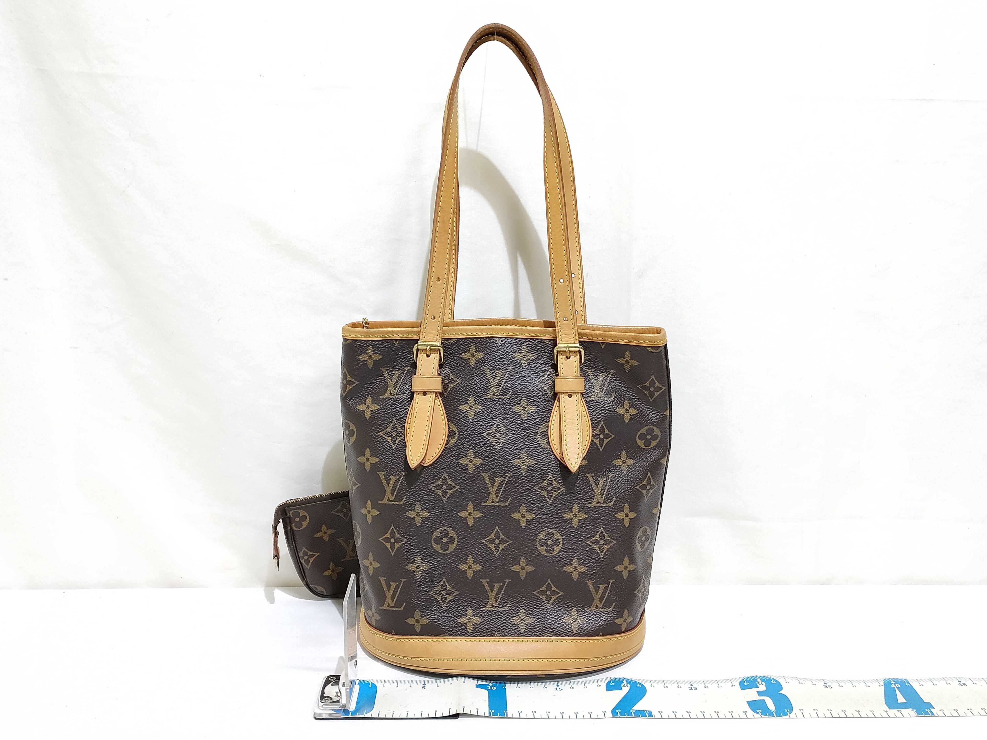 Monogram Bucket PM M42238 FL1013 Brown Tote Bag — view 2