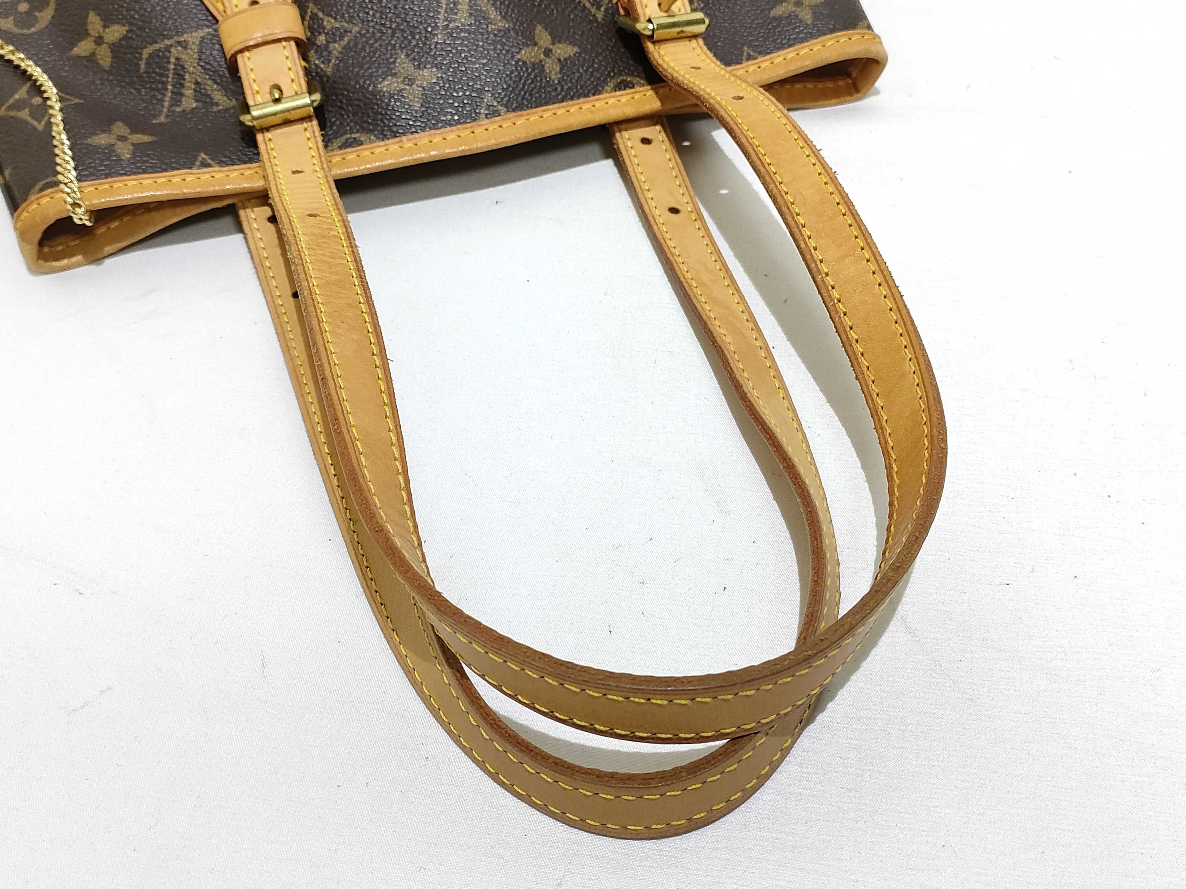 Monogram Bucket PM M42238 FL1013 Brown Tote Bag — view 3