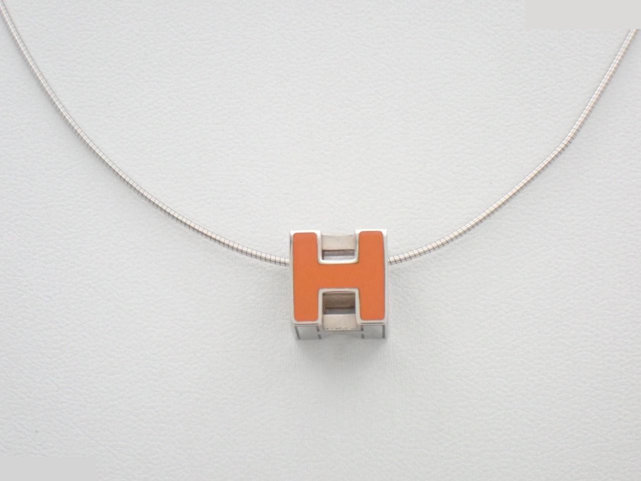 Cube necklace, with box, neck circumference approximately 42cm