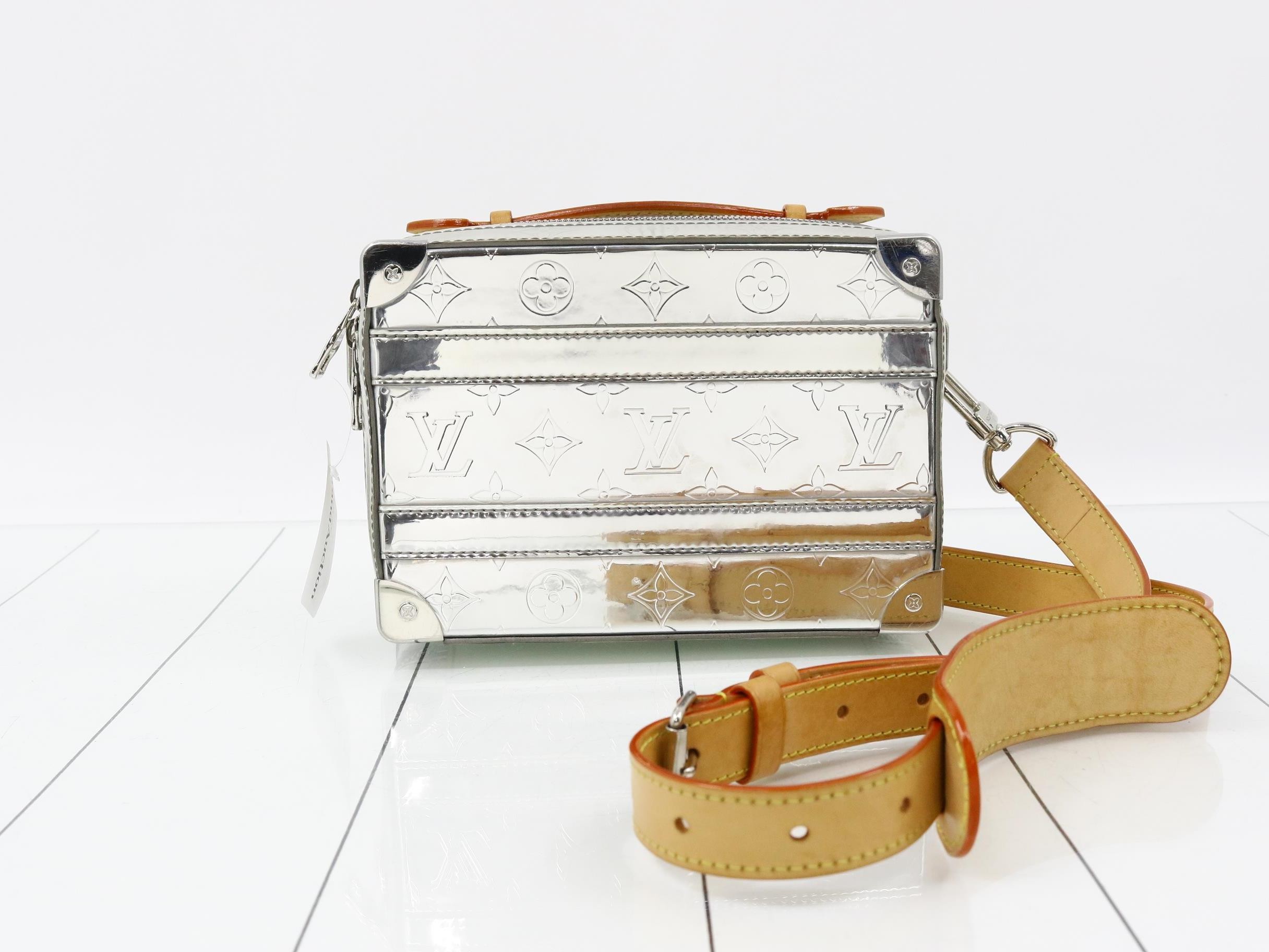 Monogram Mirror Handle Soft Trunk Shoulder Bag — view 2