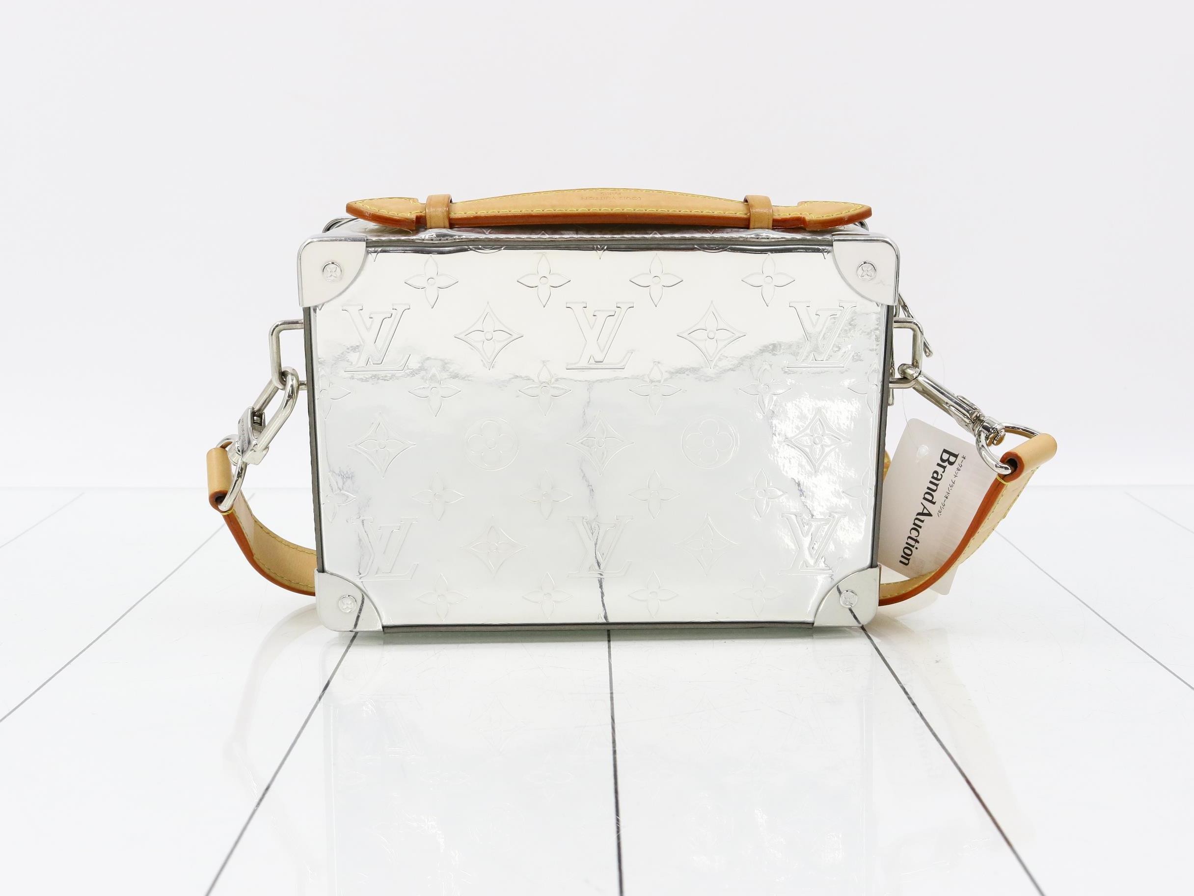 Monogram Mirror Handle Soft Trunk Shoulder Bag — view 3