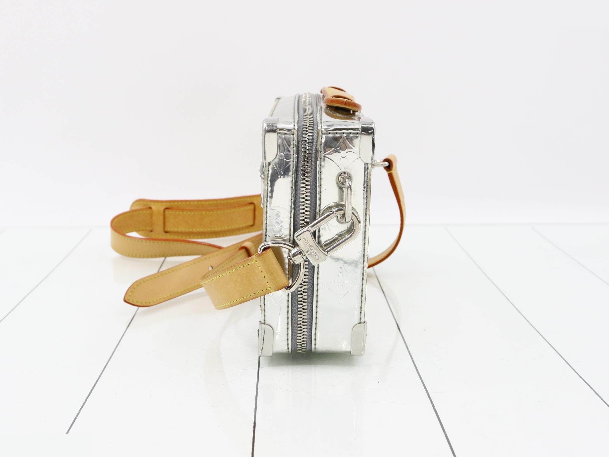 Monogram Mirror Handle Soft Trunk Shoulder Bag — view 4
