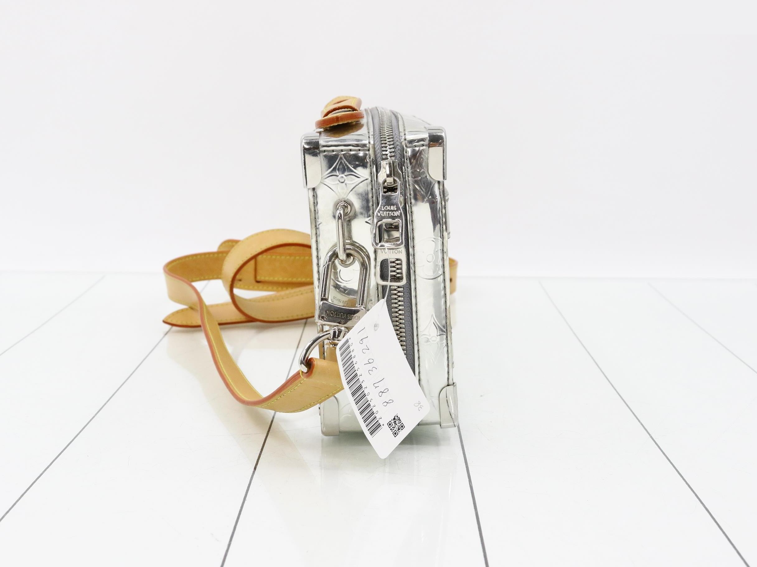 Monogram Mirror Handle Soft Trunk Shoulder Bag — view 5