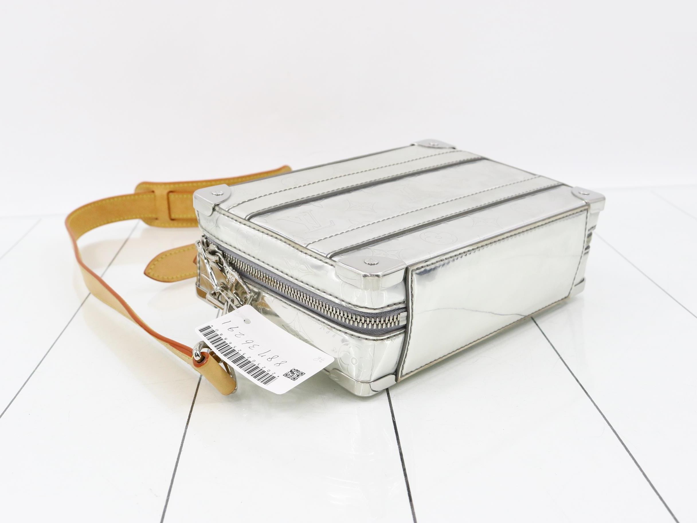 Monogram Mirror Handle Soft Trunk Shoulder Bag — view 6