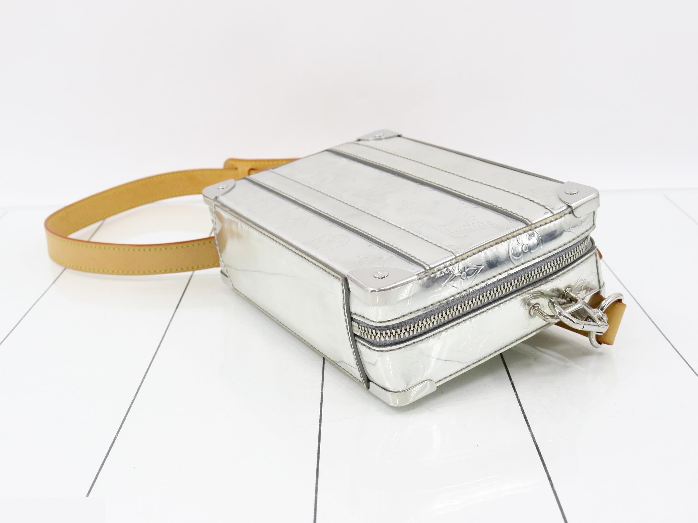 Monogram Mirror Handle Soft Trunk Shoulder Bag — view 7