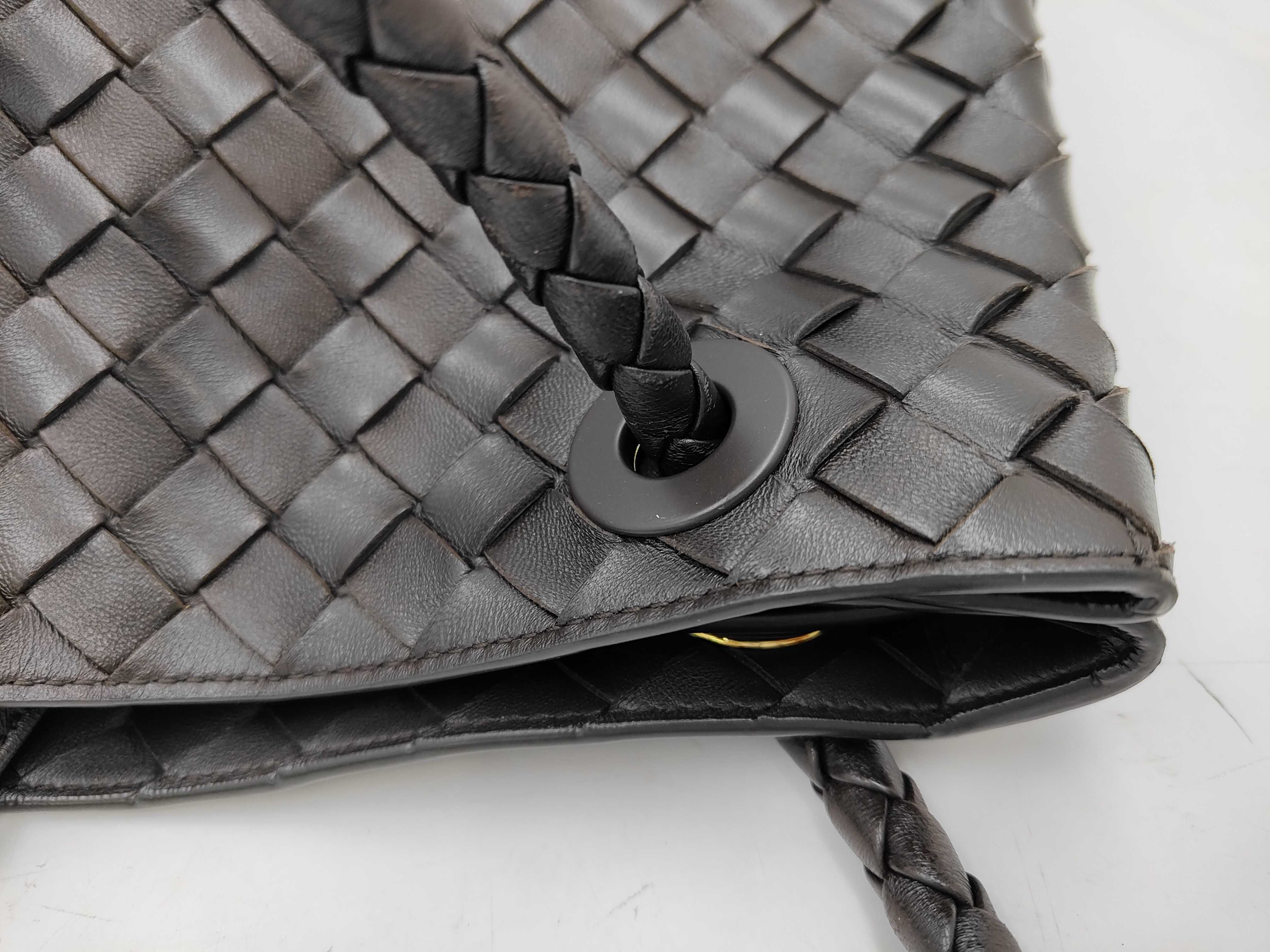 Large Andiamo 766019 Leather Fondant Bag Handbag Shoulder Bag Tote Bag — view 8