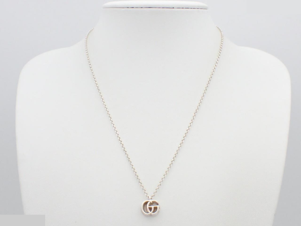 Ag925/5.4g GG Marmont Necklace, Chain approx. 44cm — view 3