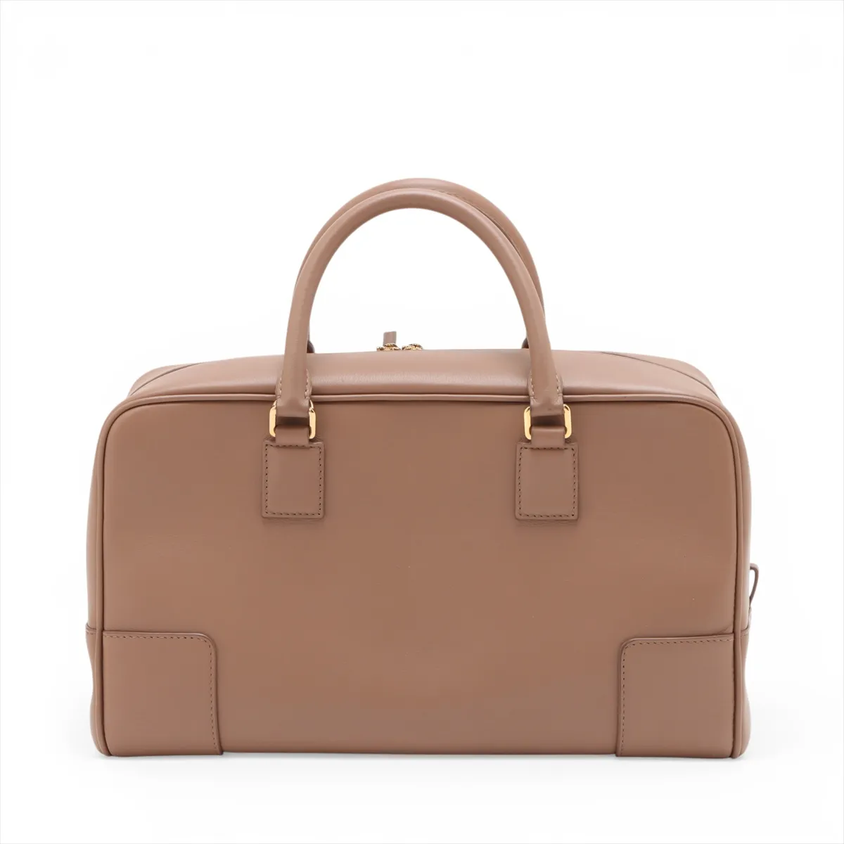 Amazona 28 Leather 2-Way Handbag, Brown — view 2