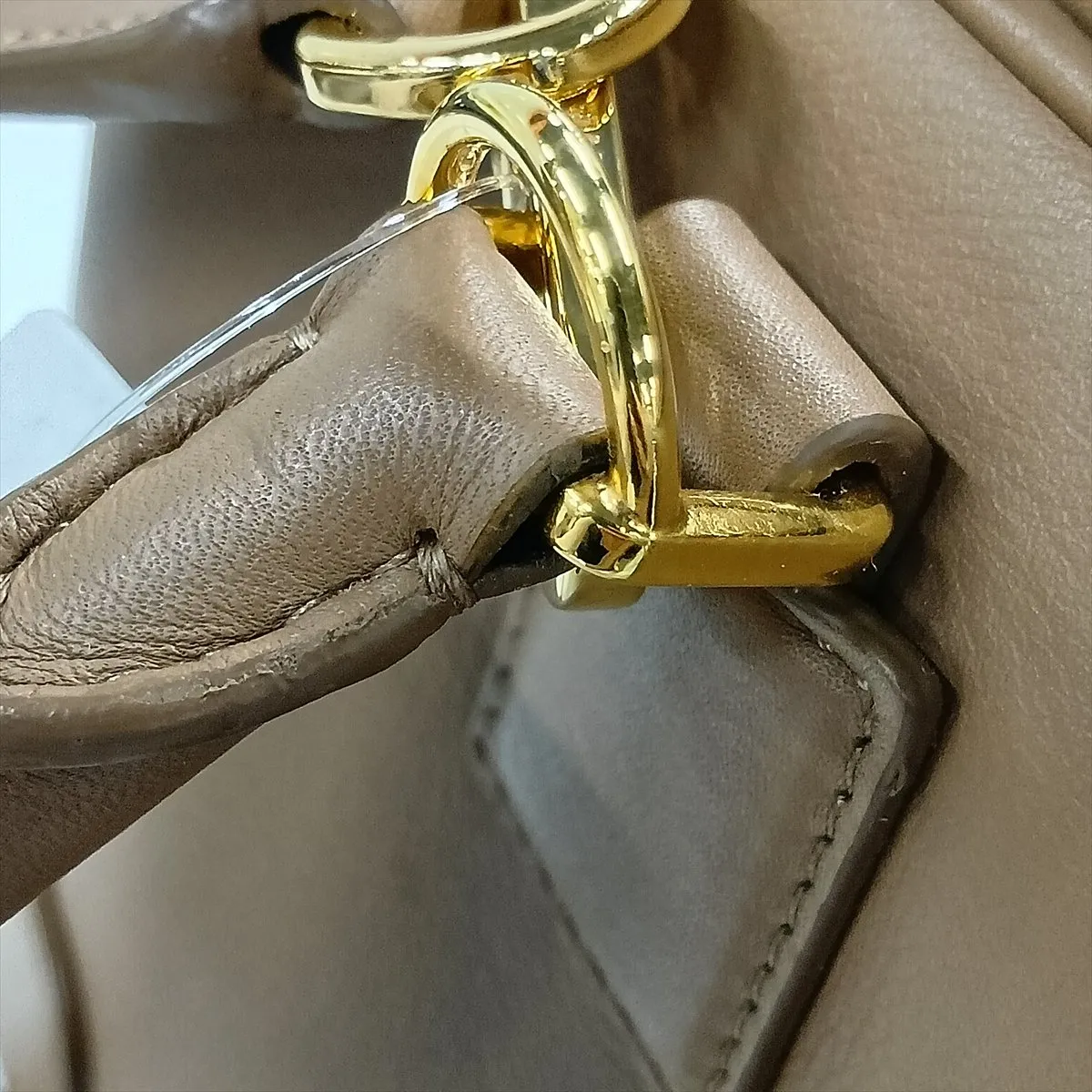 Amazona 28 Leather 2-Way Handbag, Brown — view 14