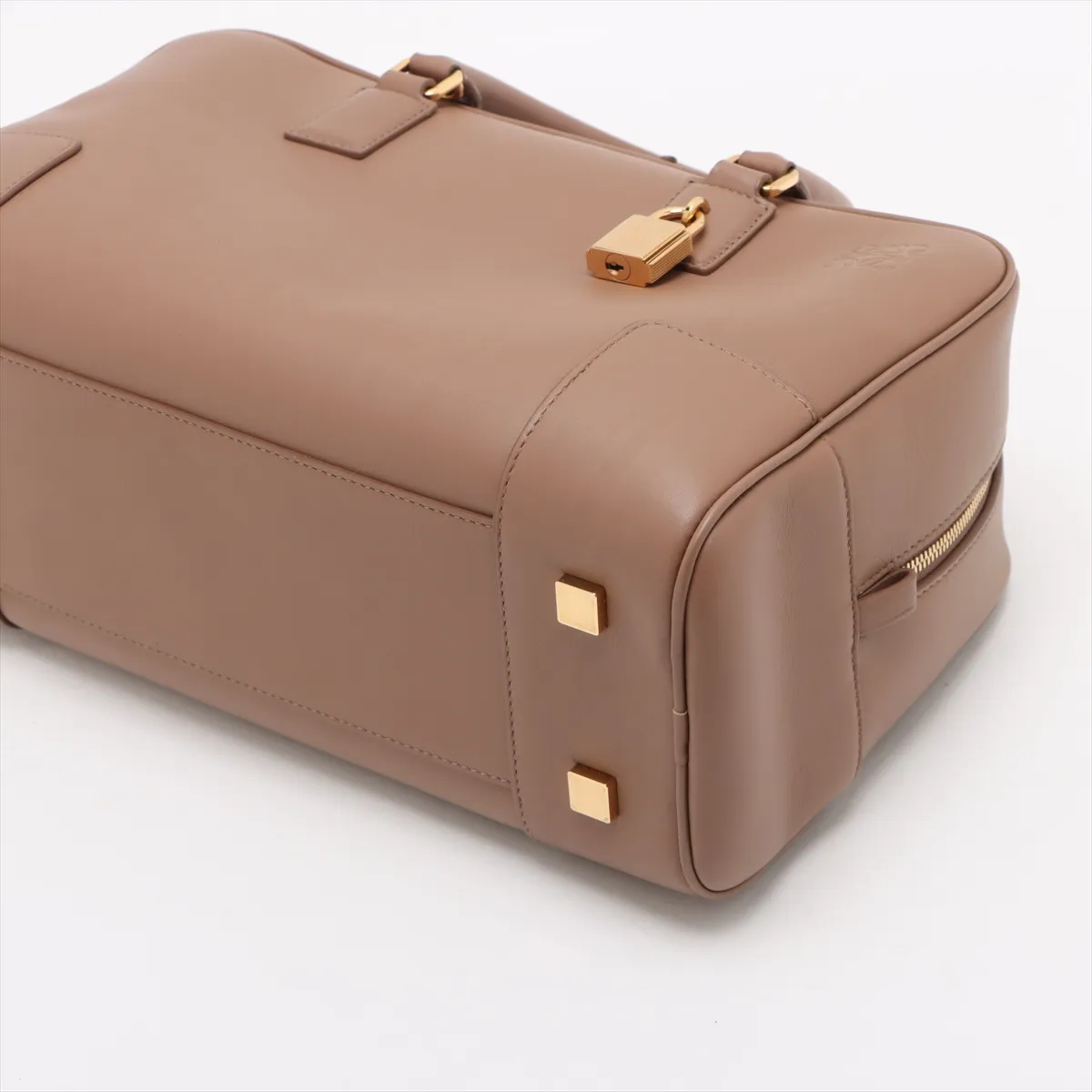 Amazona 28 Leather 2-Way Handbag, Brown — view 3