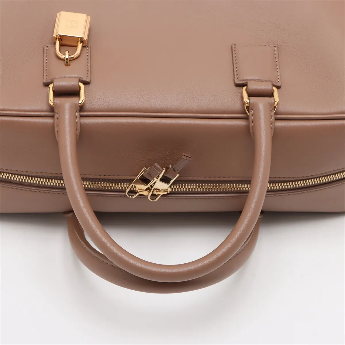 Amazona 28 Leather 2-Way Handbag, Brown — view 5