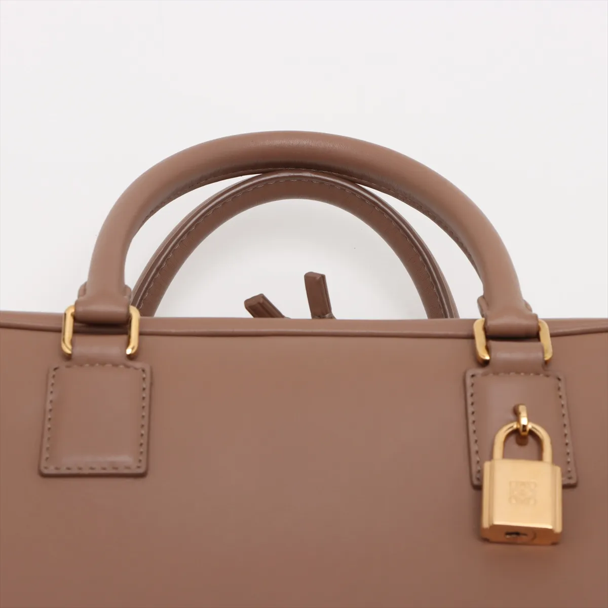 Amazona 28 Leather 2-Way Handbag, Brown — view 6