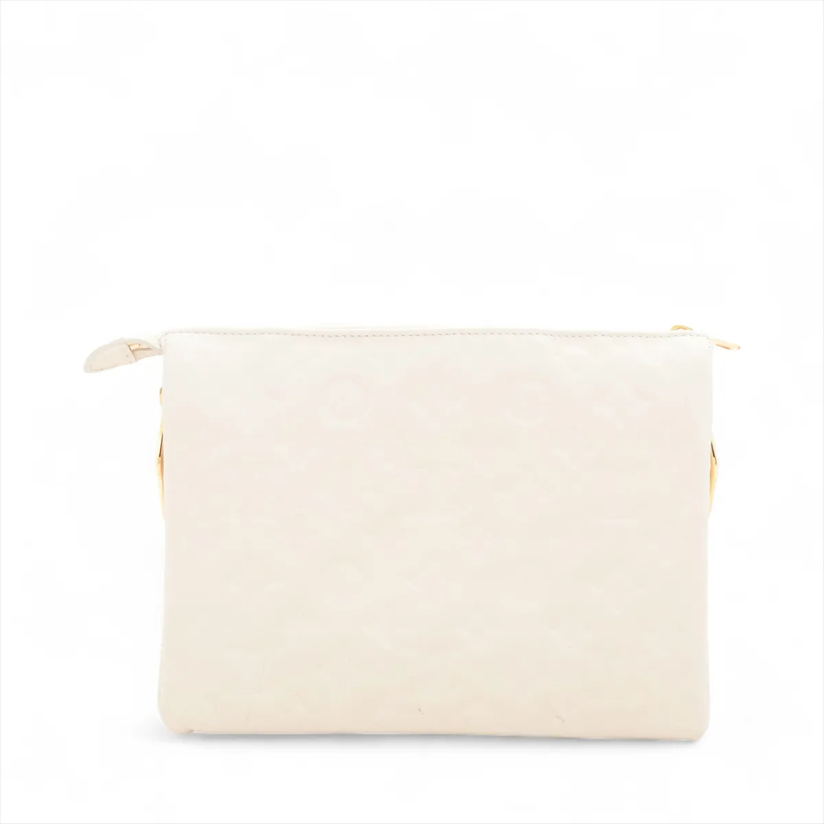 Monogram Embossed Couchon PM M21262 PL0261 White (Strap not included) RFID responsive. — view 2