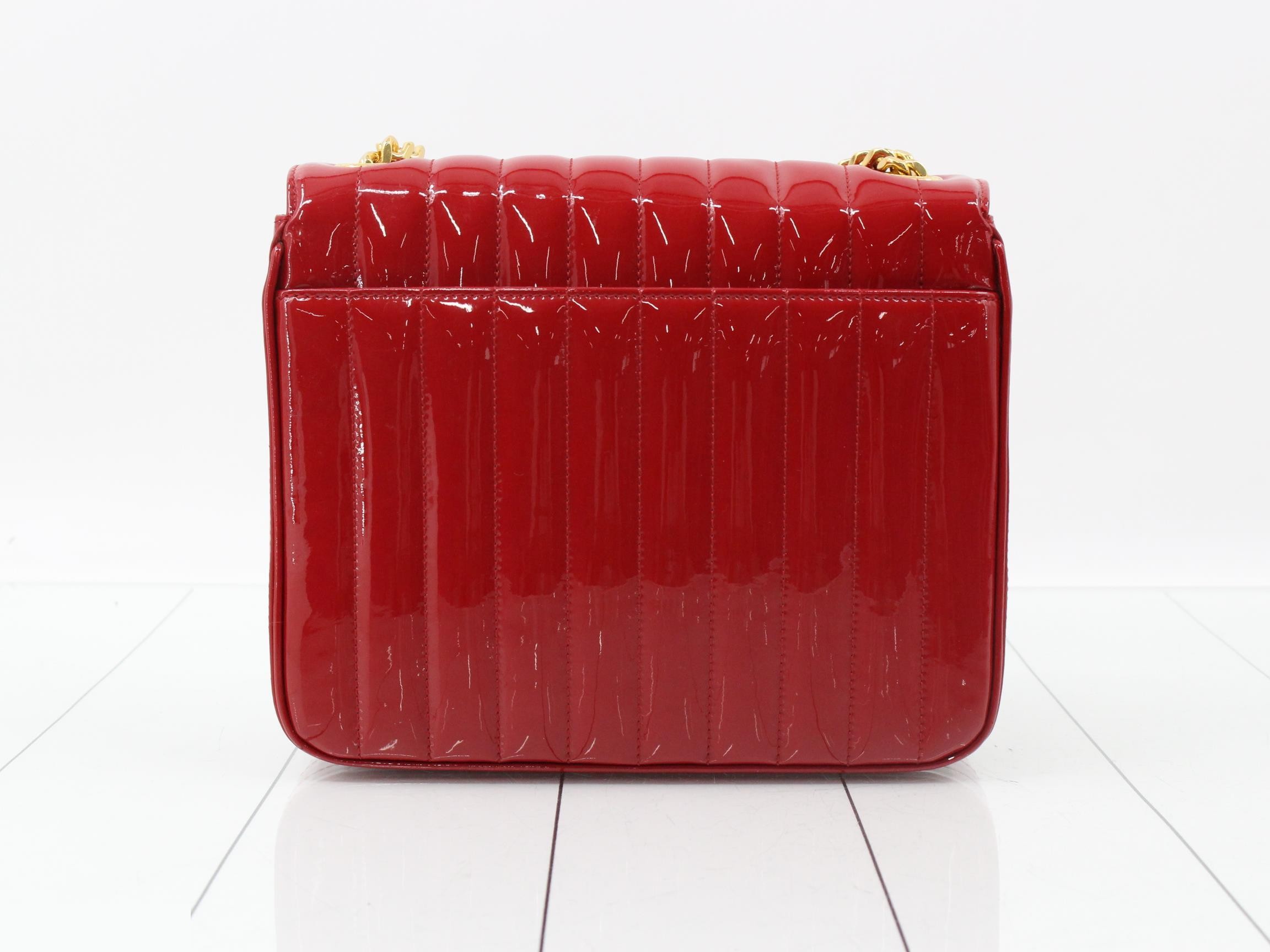Other lines: Bags & Shoulder Bags - Vicki GM Patent Leather Red — view 2