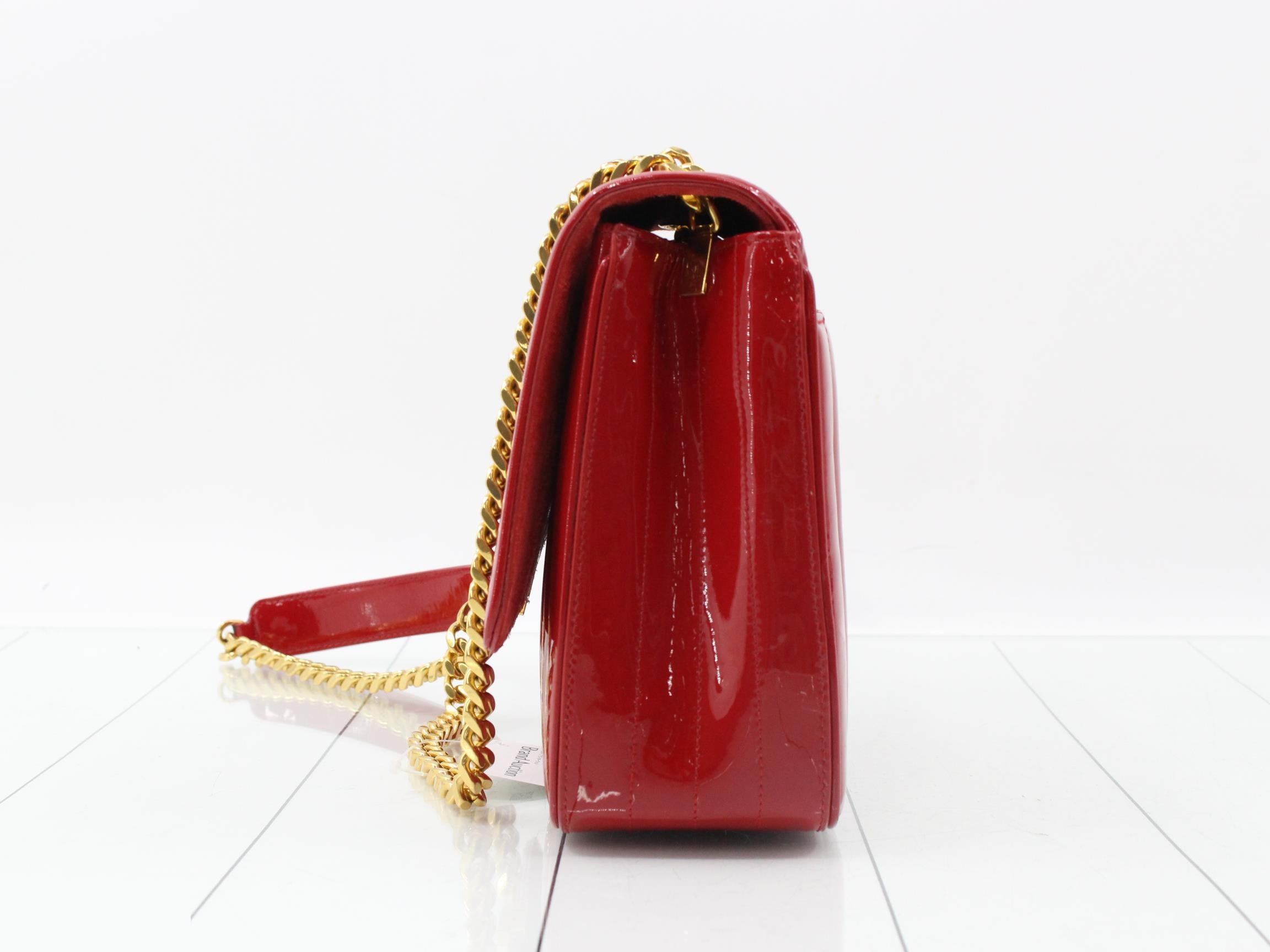 Other lines: Bags & Shoulder Bags - Vicki GM Patent Leather Red — view 3