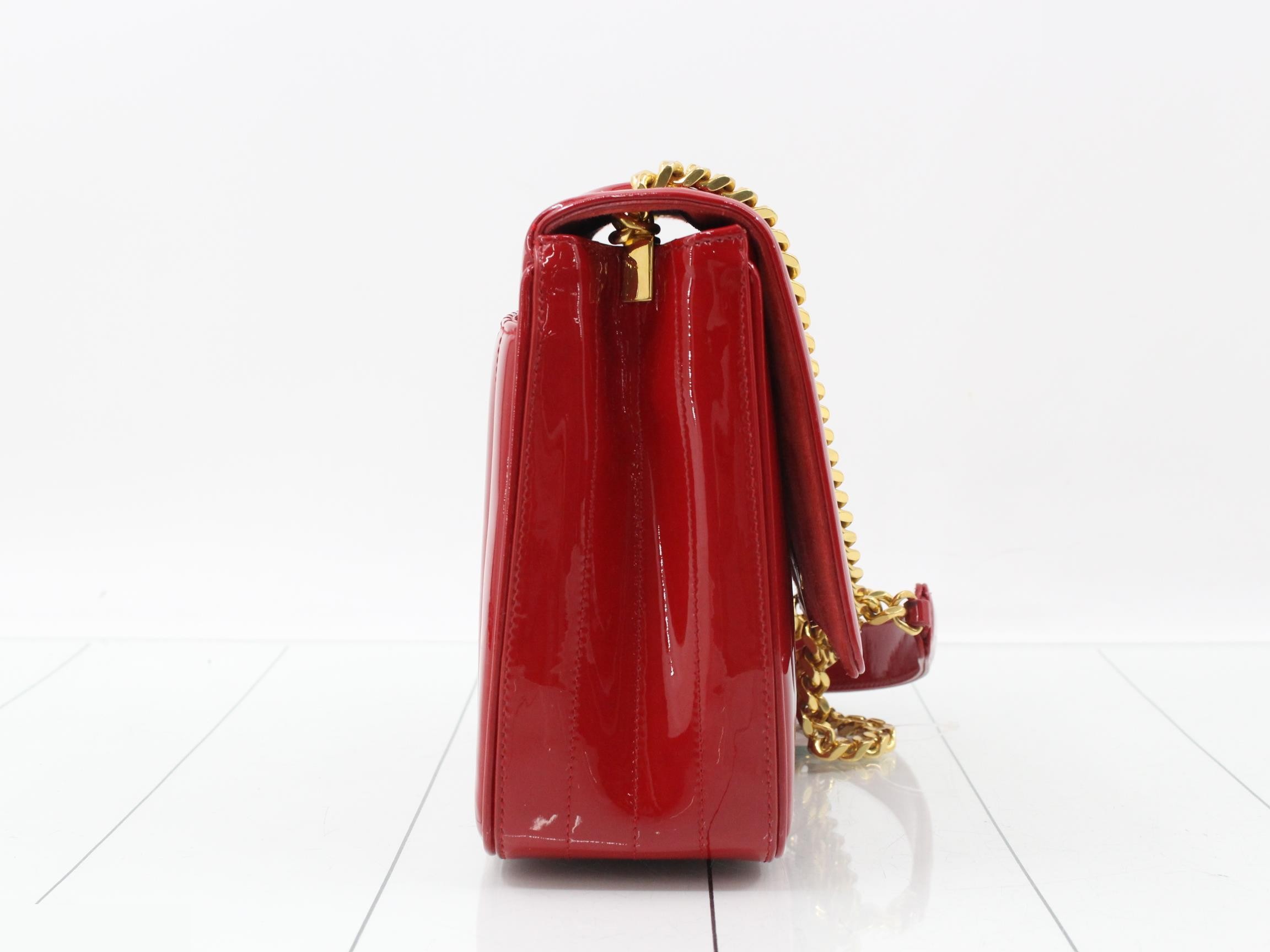 Other lines: Bags & Shoulder Bags - Vicki GM Patent Leather Red — view 4