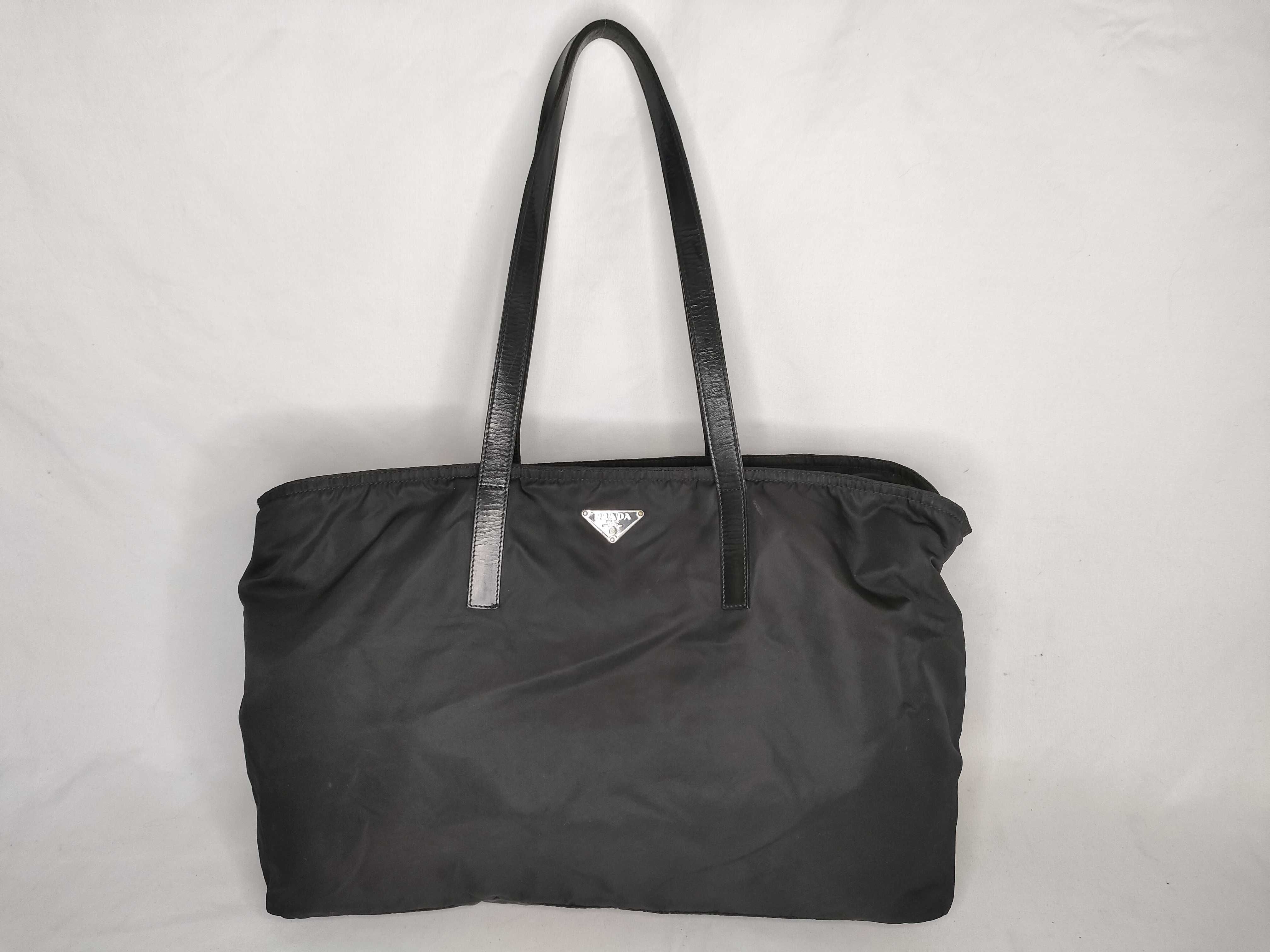 Nylon Shoulder Bag, Chestnut Triangle Logo, Prada Shoulder Bag