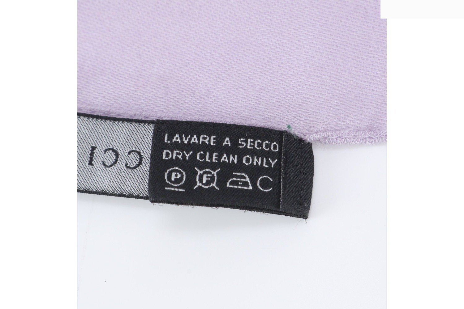 Tagged Silk GG Pattern Stole — view 4