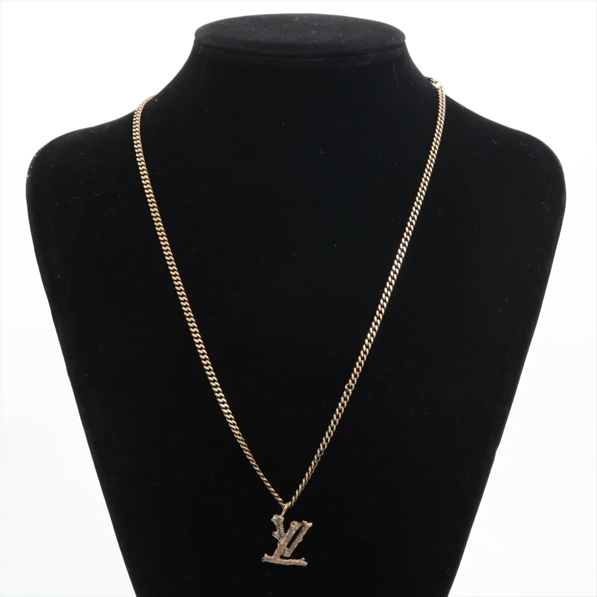 MP2818 LV Wood LE0260 Necklace GP Gold — view 5