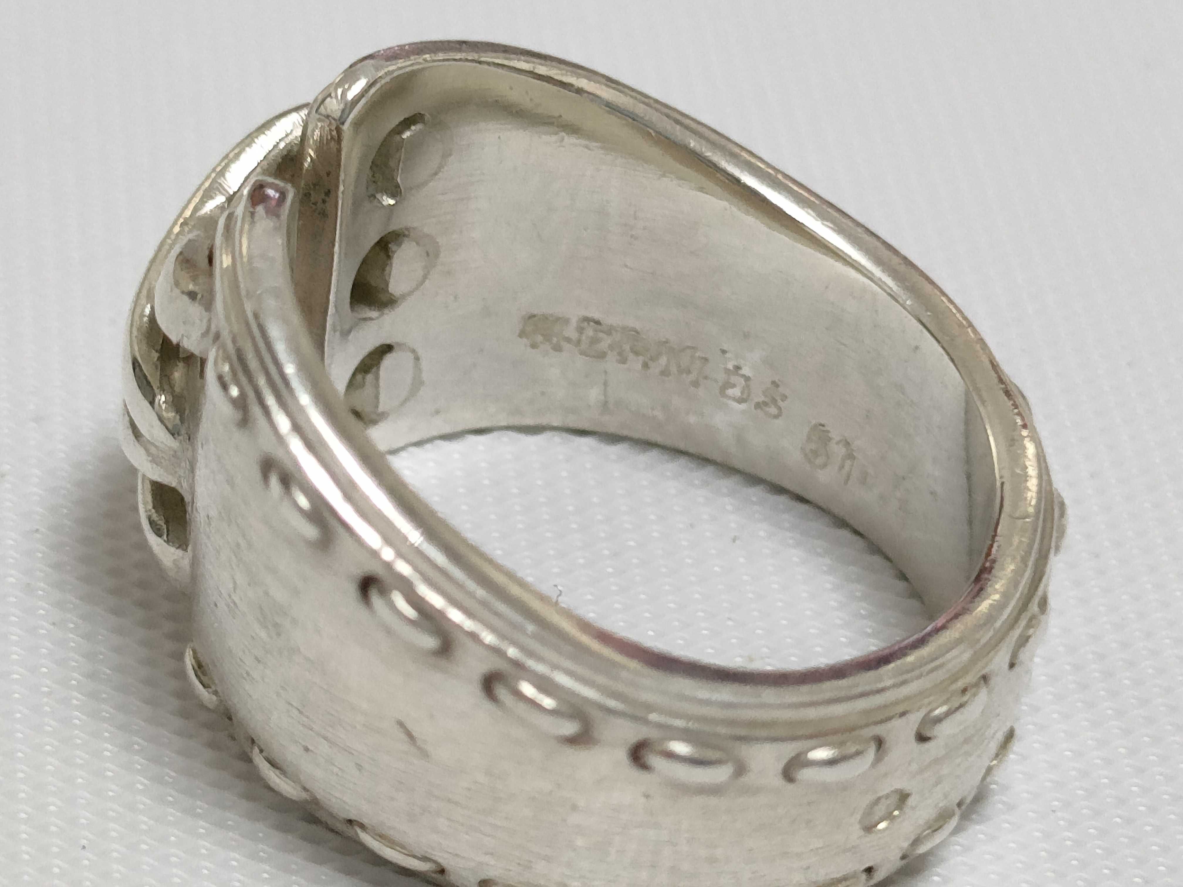 Mexico Double Ring #51, 925 Sterling Silver Ring — view 7