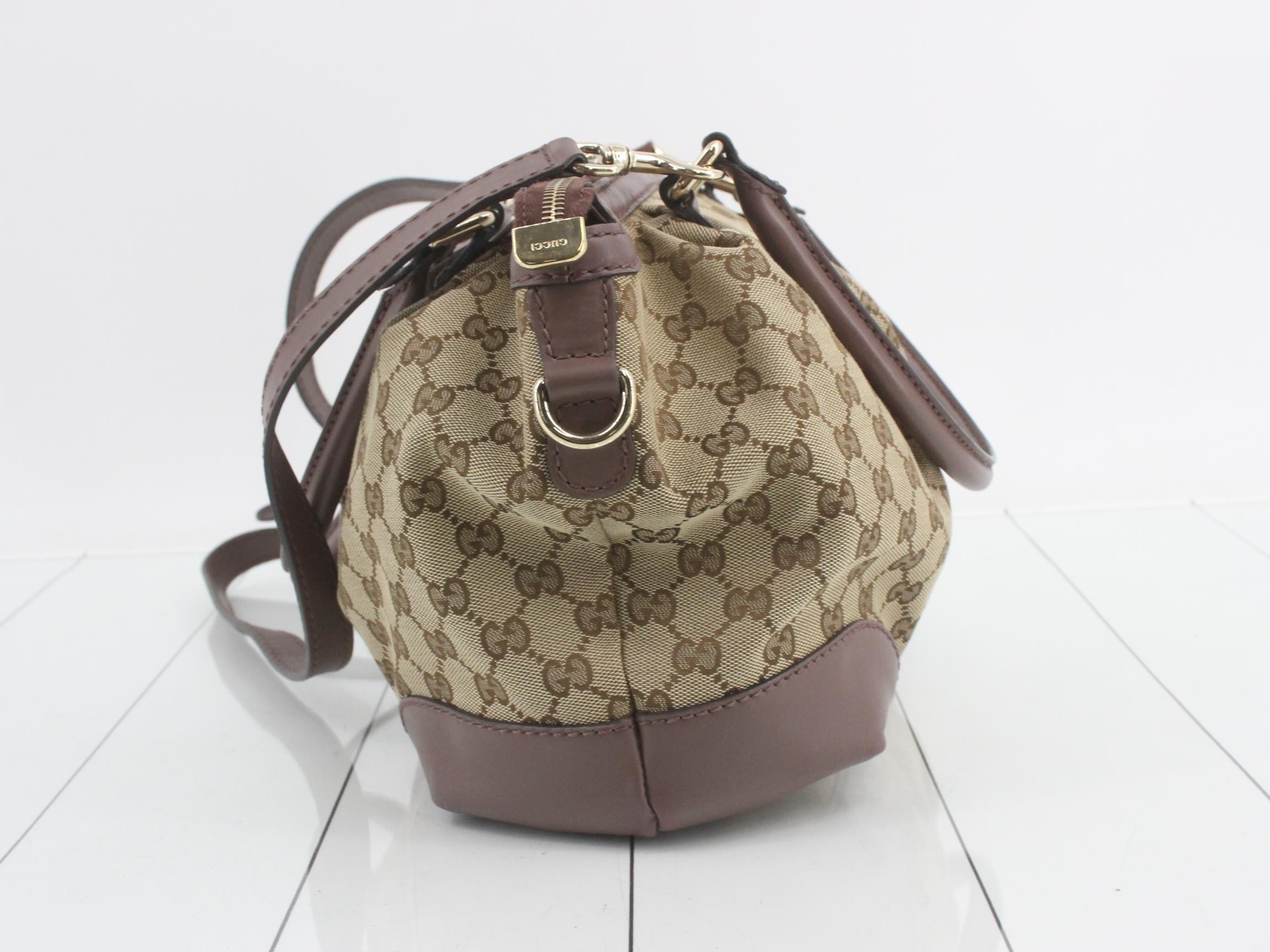GG Canvas Sukey Tote Bag with Shoulder Strap, Beige — view 3