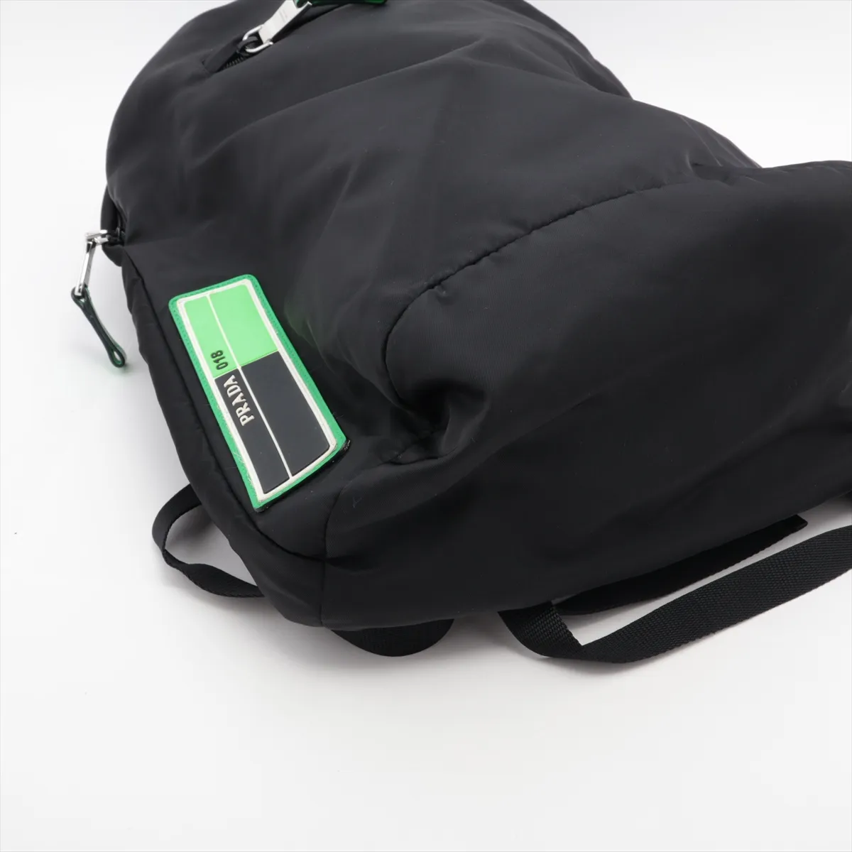 Tessuto Nylon Backpack/Rucksack Black 2VZ021 — view 4