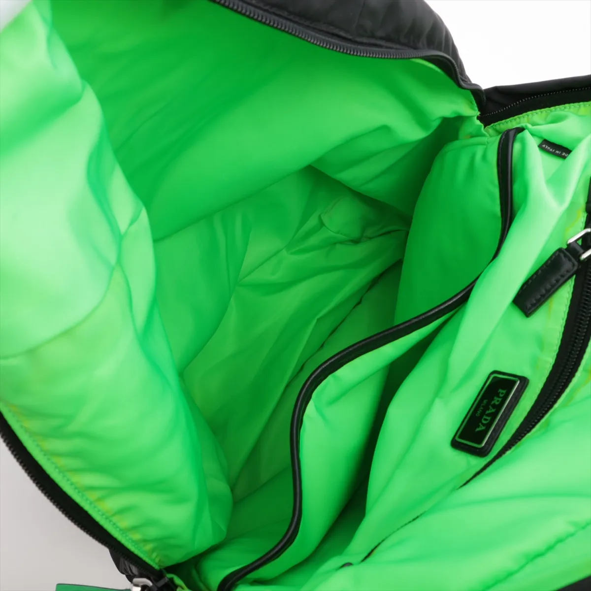Tessuto Nylon Backpack/Rucksack Black 2VZ021 — view 7