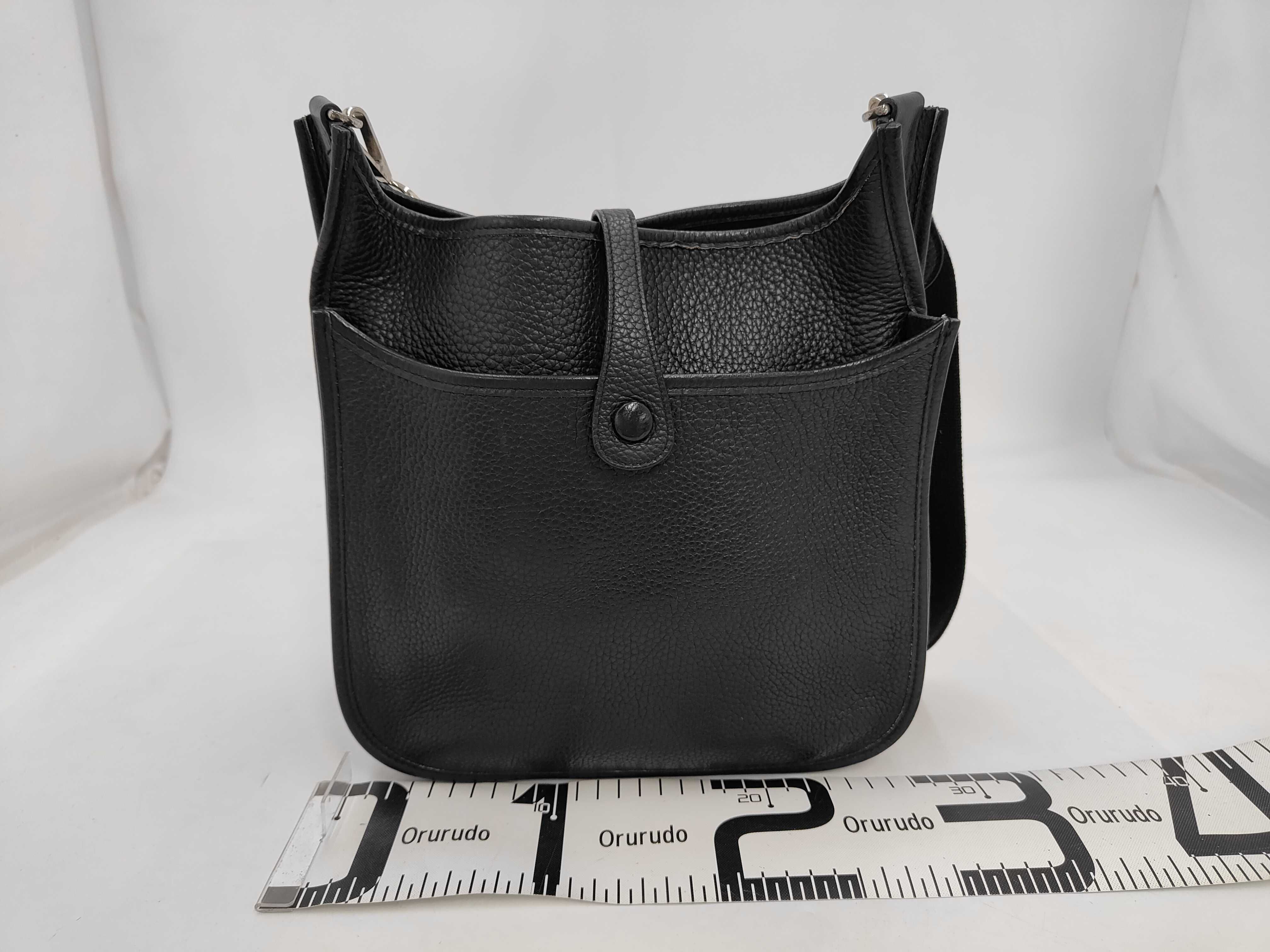 Black Taurillon Evelyne PM Shoulder Bag — view 2