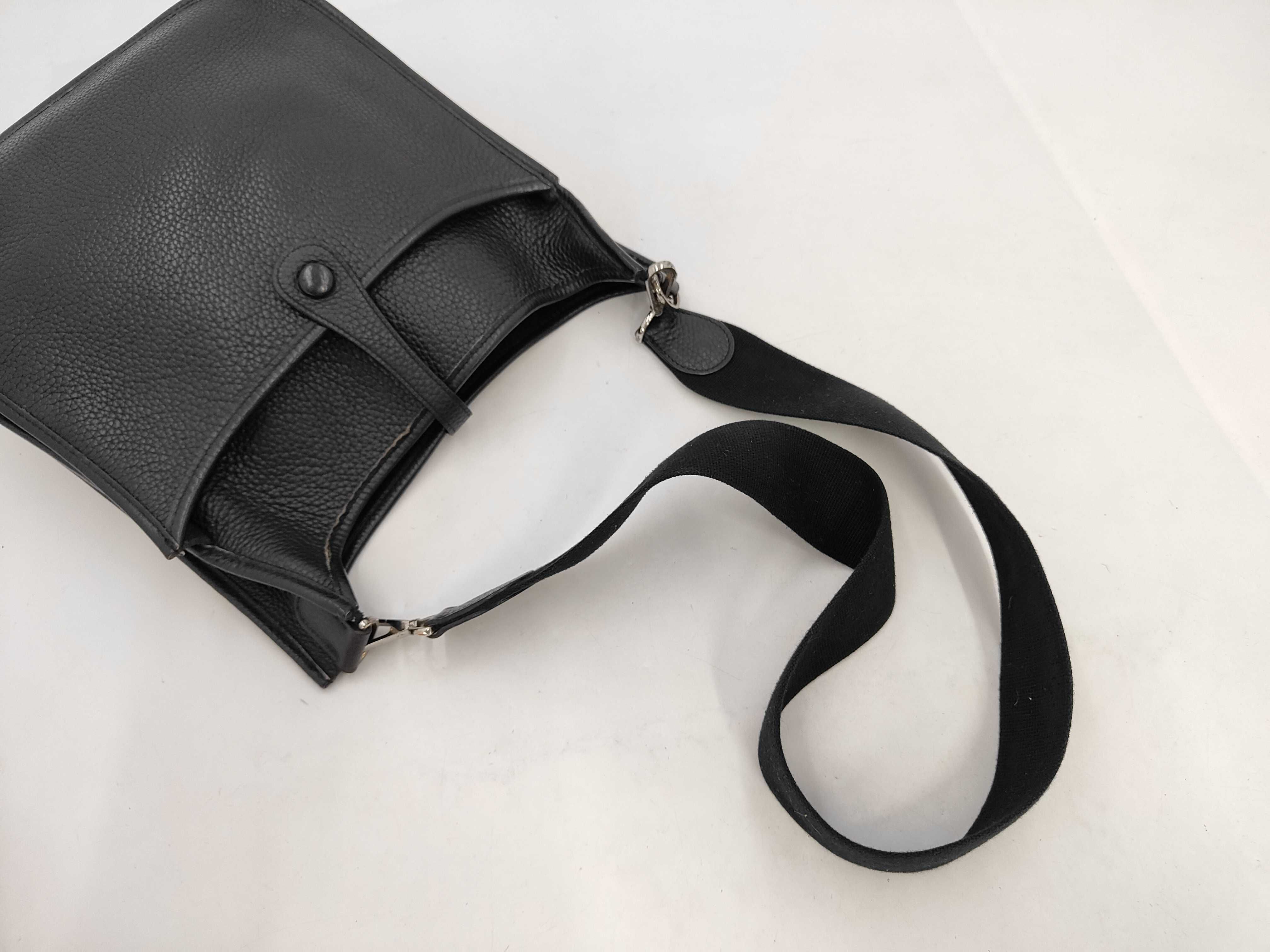 Black Taurillon Evelyne PM Shoulder Bag — view 7