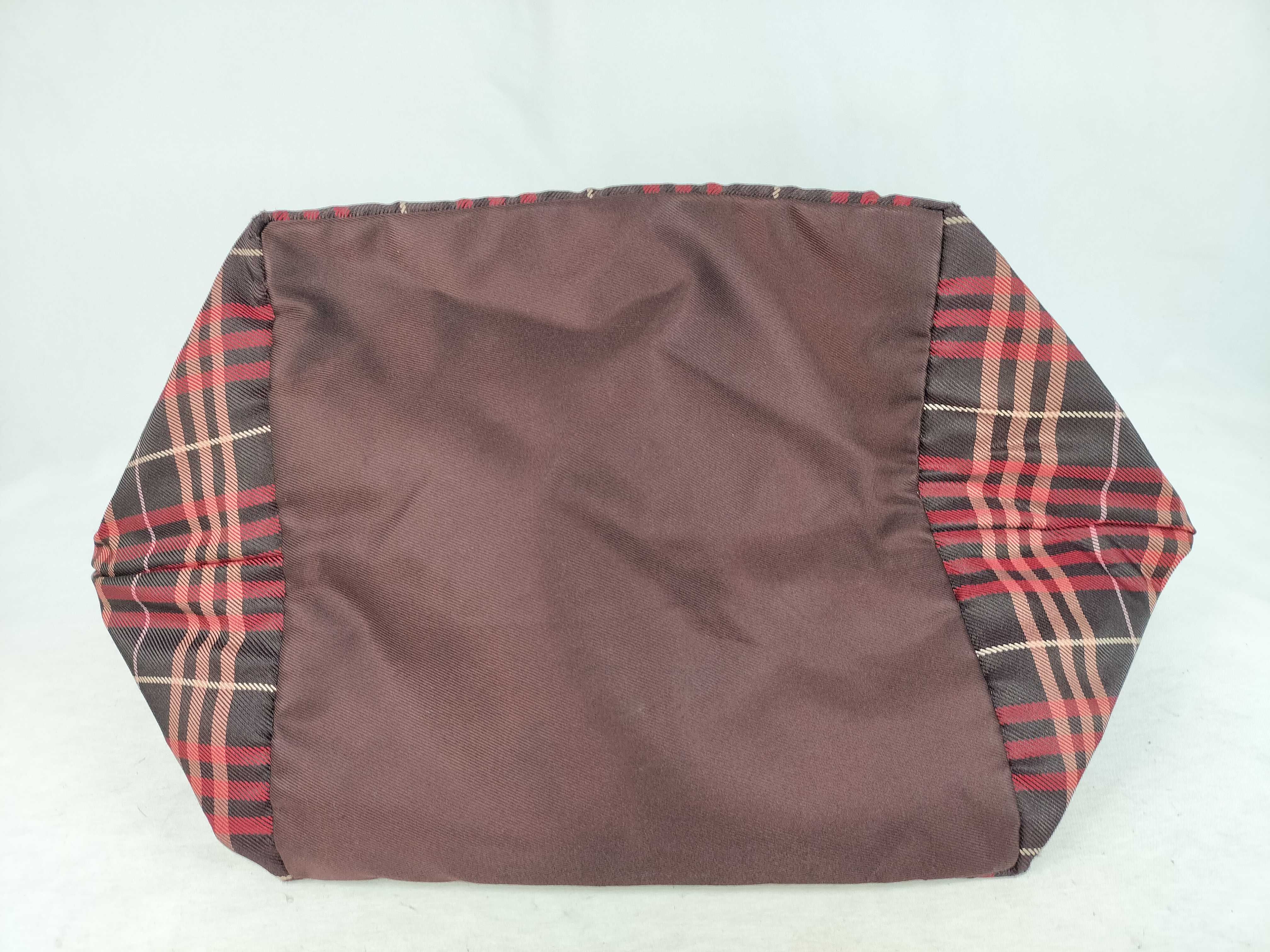 Blue Label Burberry Nova Check Red Tote Bag — view 8