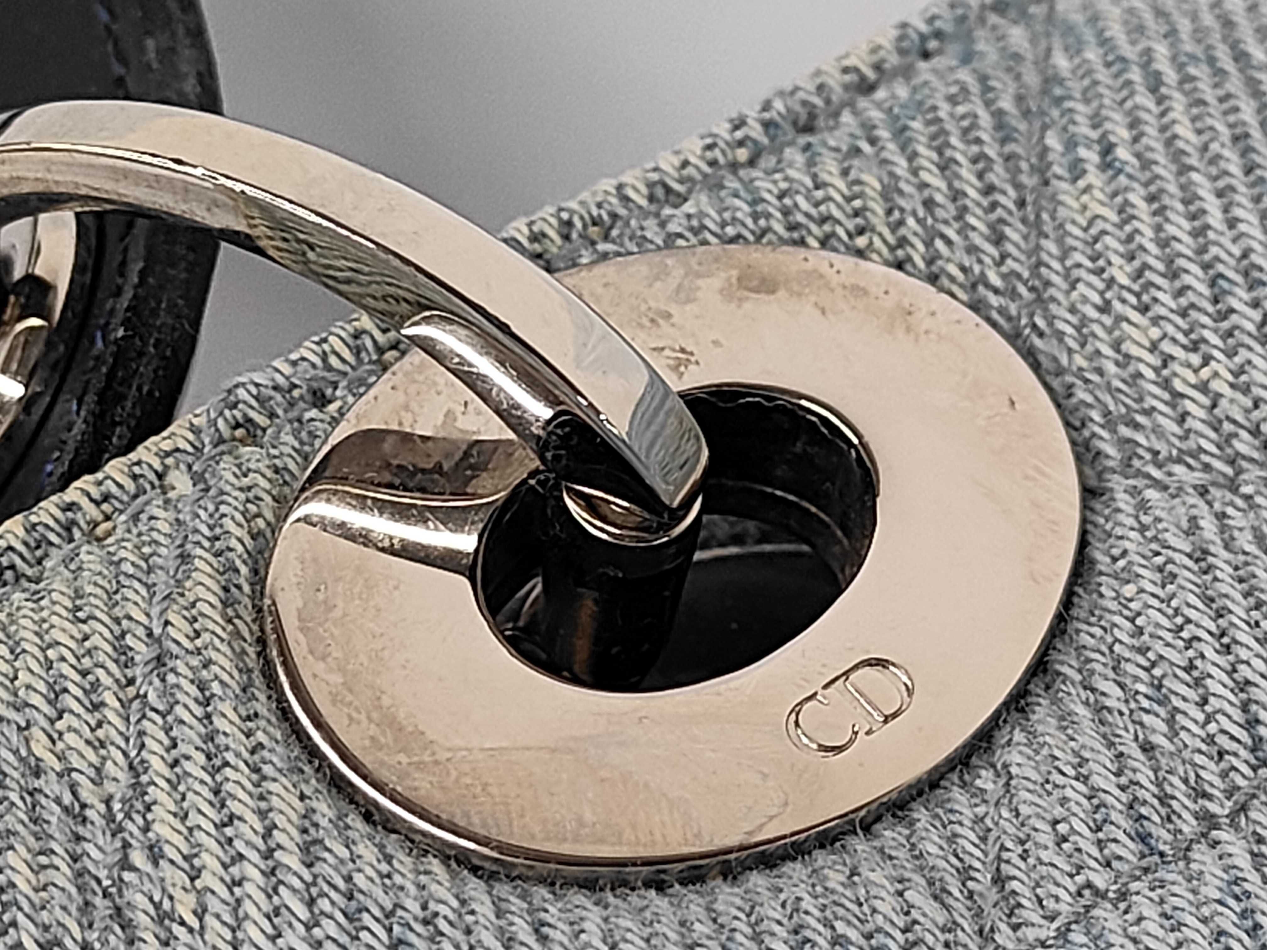 Cannage Denim Tote Bag — view 15