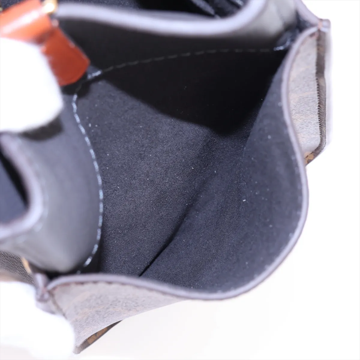 Monogram x Leather On My Side MM M56550 Gray x Brown (RFID detected) — view 15