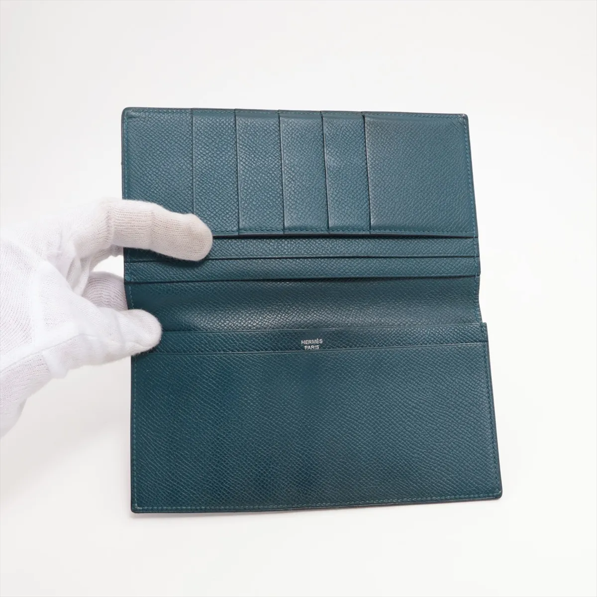 MC2 Fleming Vaux Epson Long Wallet Green T:2015 — view 3